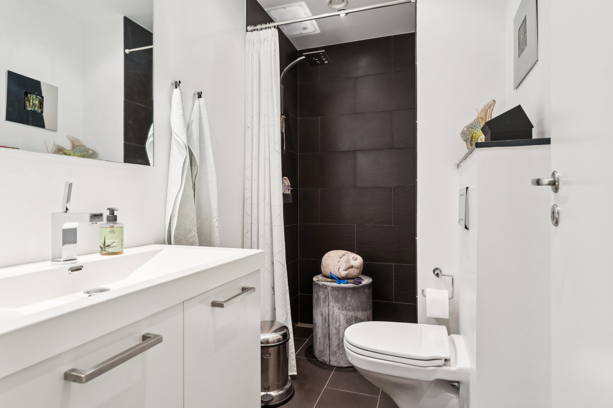 Fremhævet badeværelse billede i fuldskærmstilstand. Billede af Toldbodgade 23, 2. 6., 8930 Randers NØ