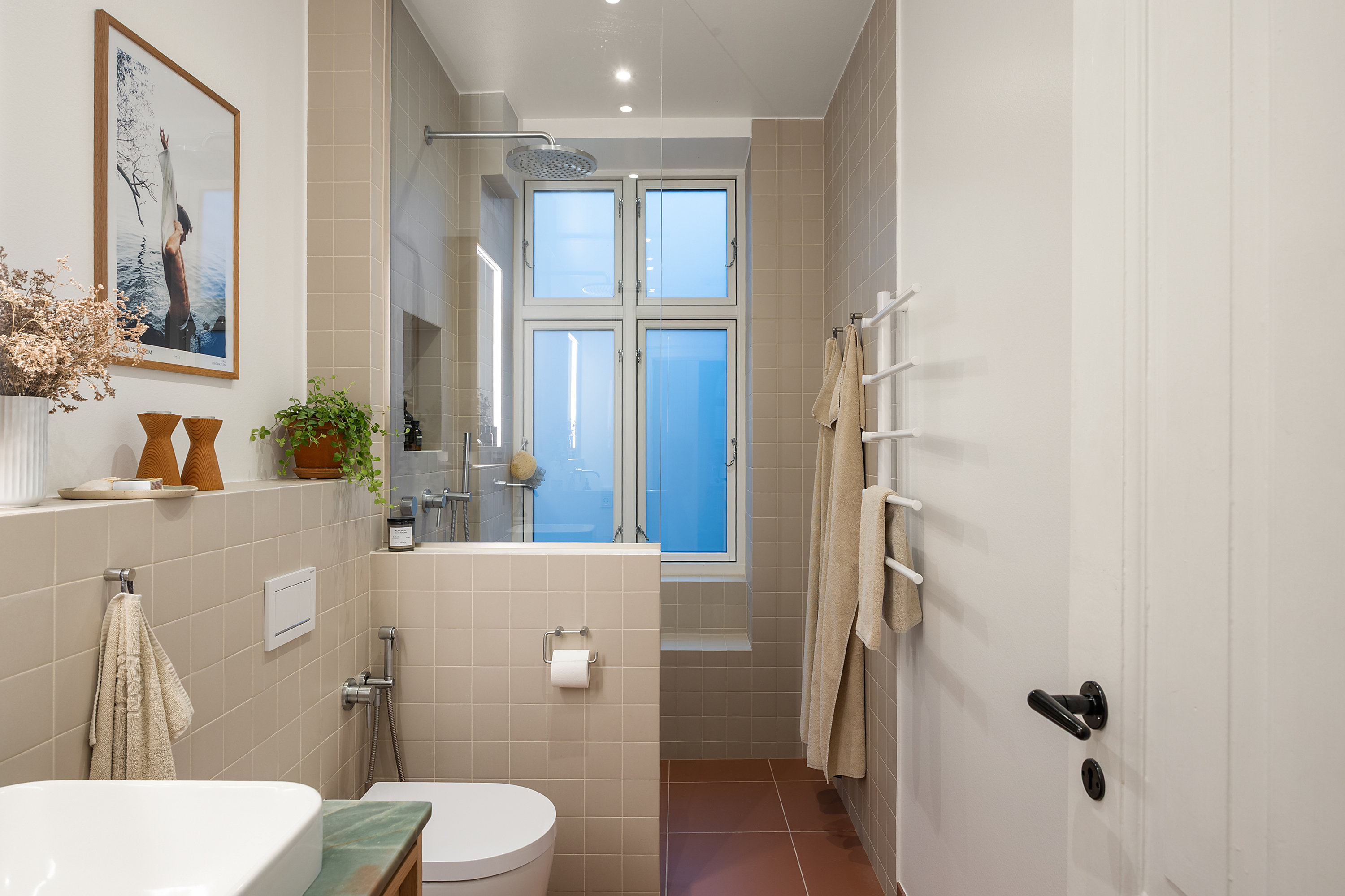 Fremhævet badeværelse billede i fuldskærmstilstand. Billede af Kapelvej 46, 1. tv., 2200 København N