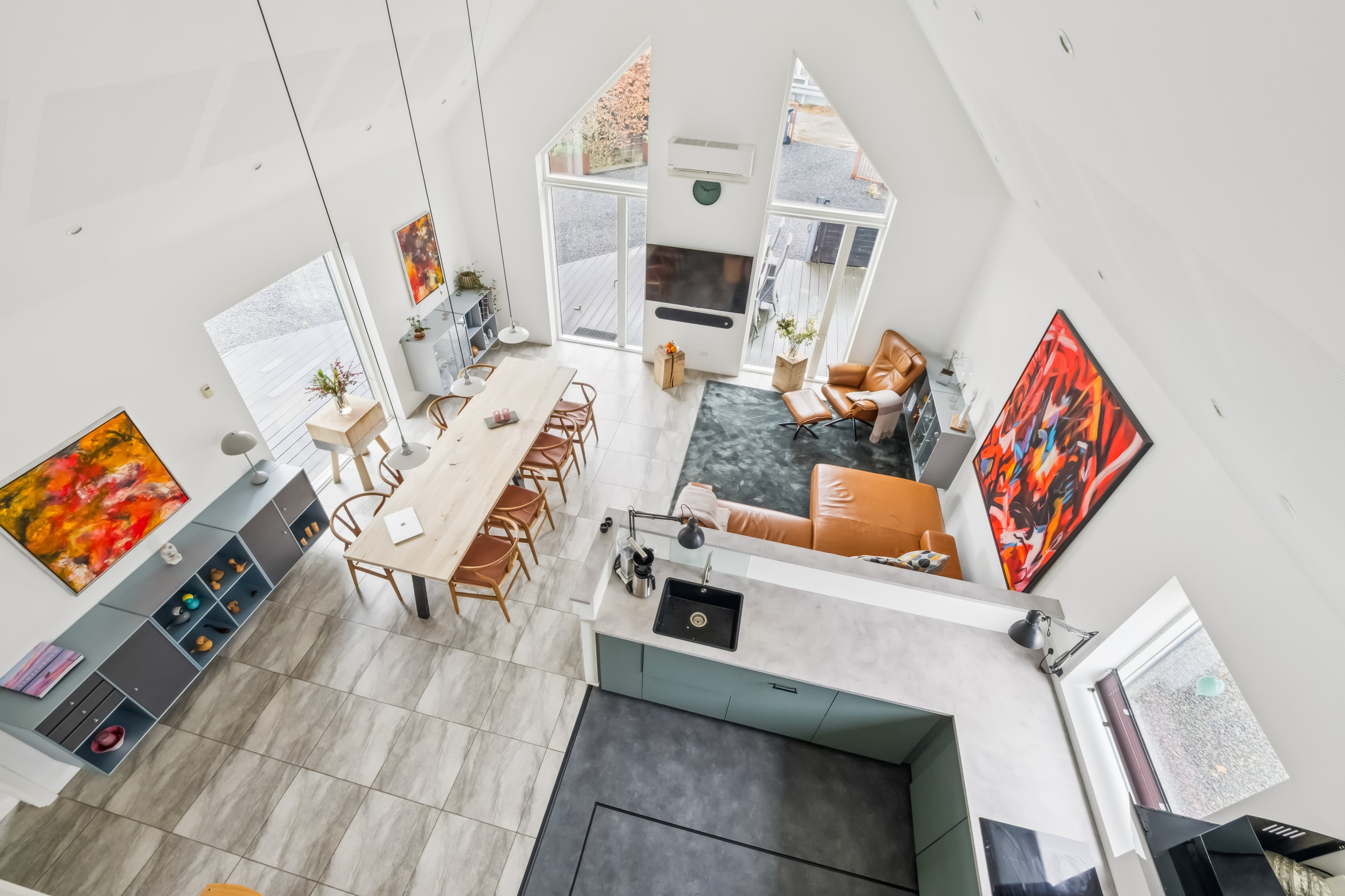 Fremhævet stue billede i fuldskærmstilstand. Billede af Bækkevej 14, 7800 Skive