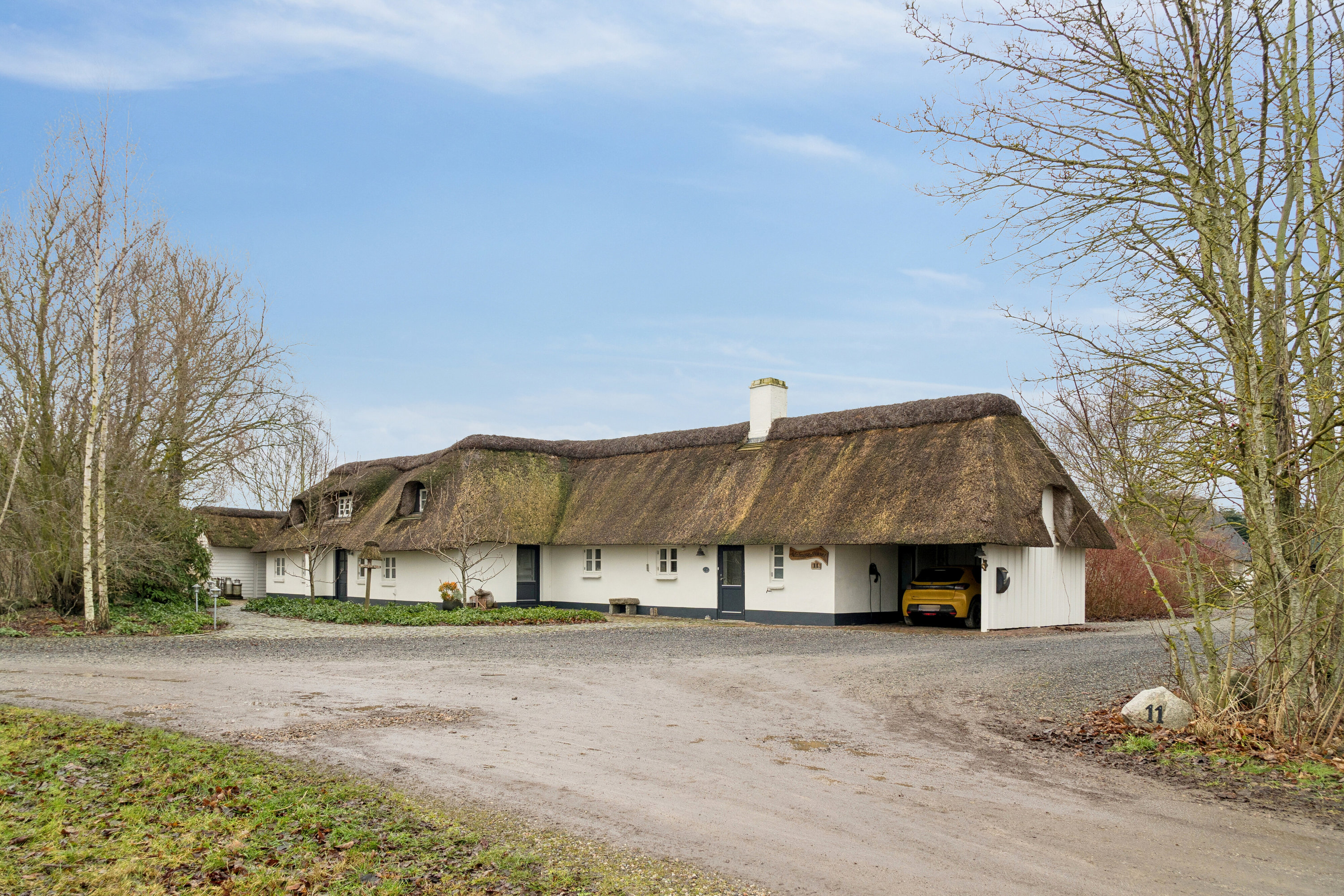 Fremhævet set fra vejen billede i fuldskærmstilstand. Billede af Malmose 11, Kissendrup, 5540 Ullerslev