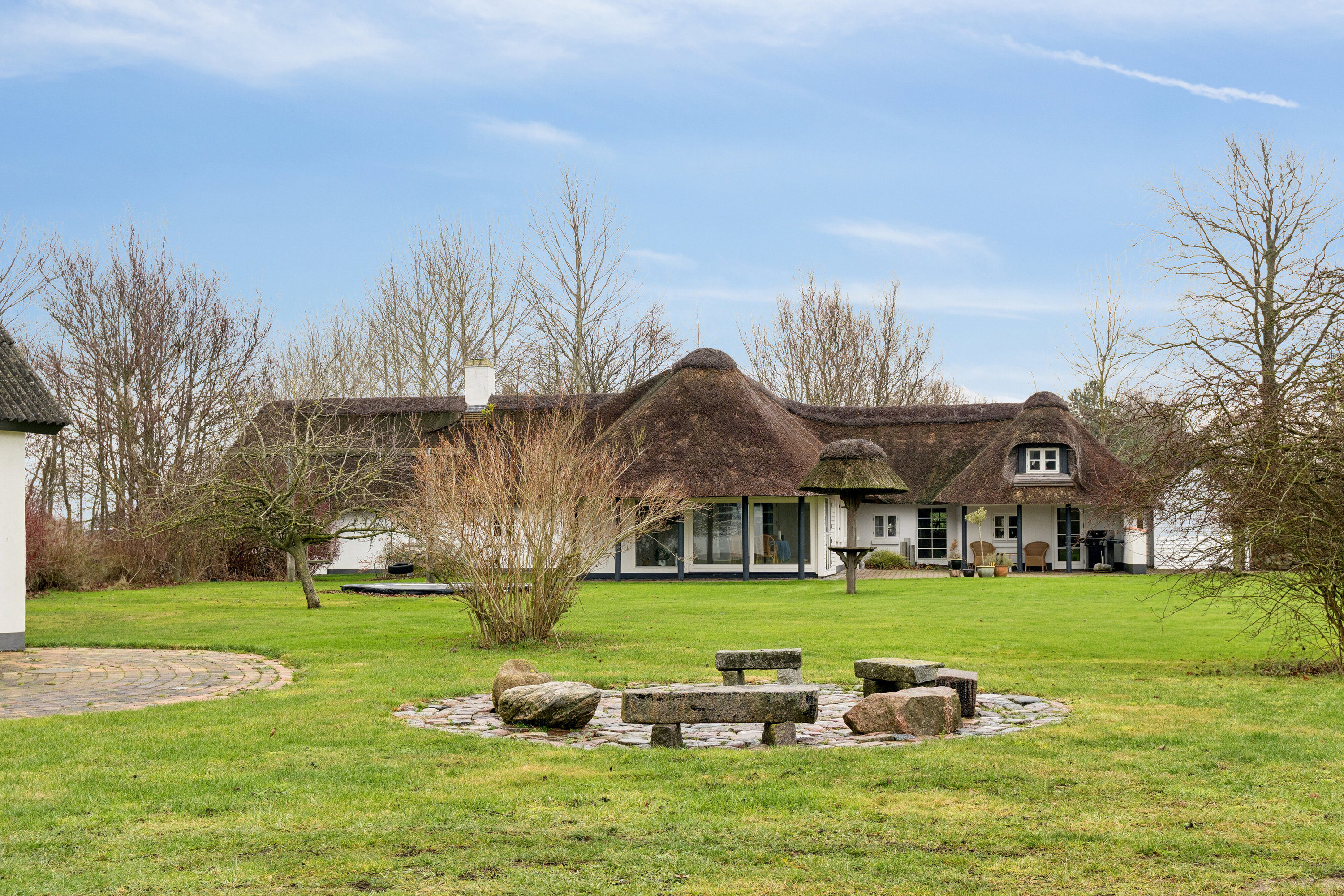 Landejendom: Set fra haven på Malmose 11, Kissendrup, 5540 Ullerslev