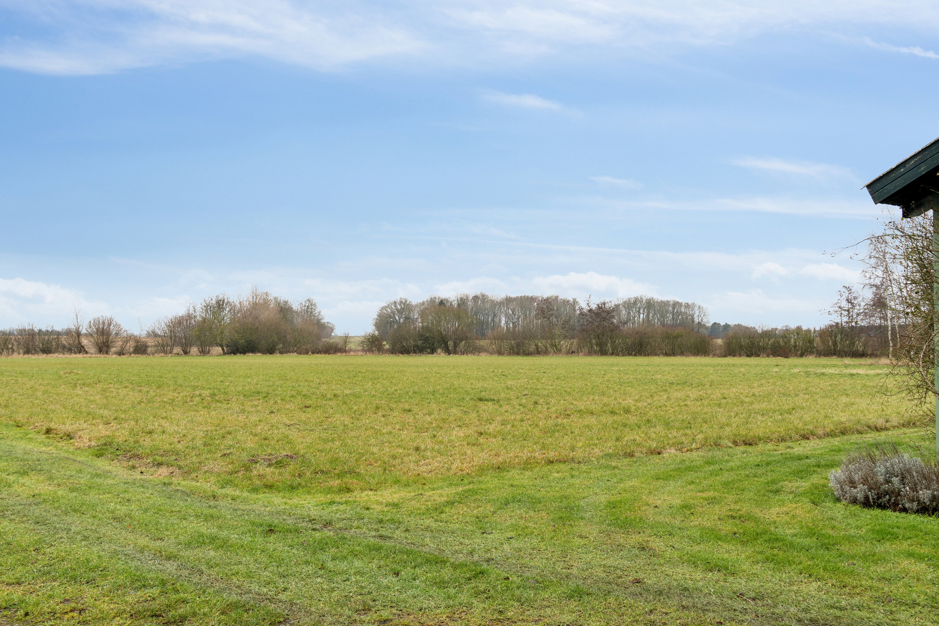 Fremhævet set fra haven billede i fuldskærmstilstand. Billede af Malmose 11, Kissendrup, 5540 Ullerslev