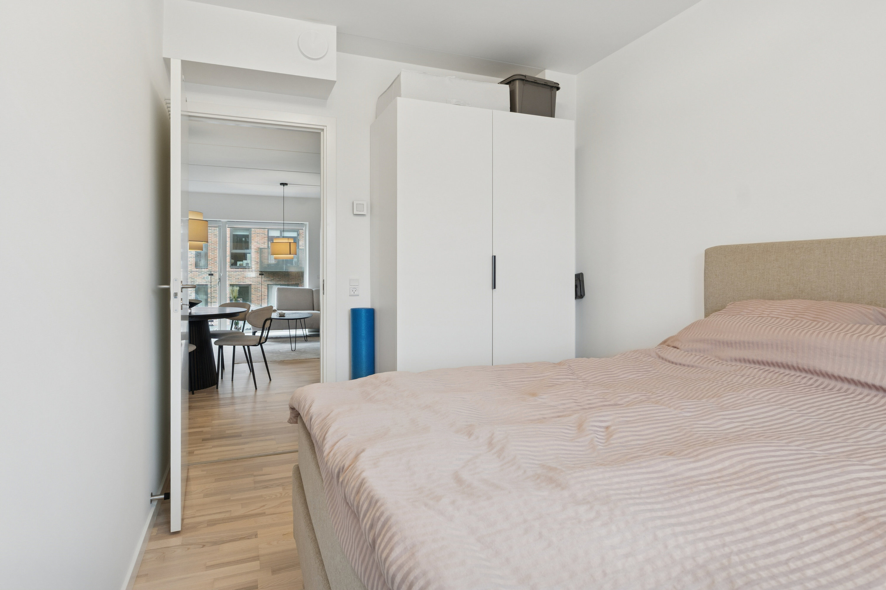 Fremhævet soveværelse billede i fuldskærmstilstand. Billede af Kirkebjerg Parkvej 10C, 1. th., 2605 Brøndby