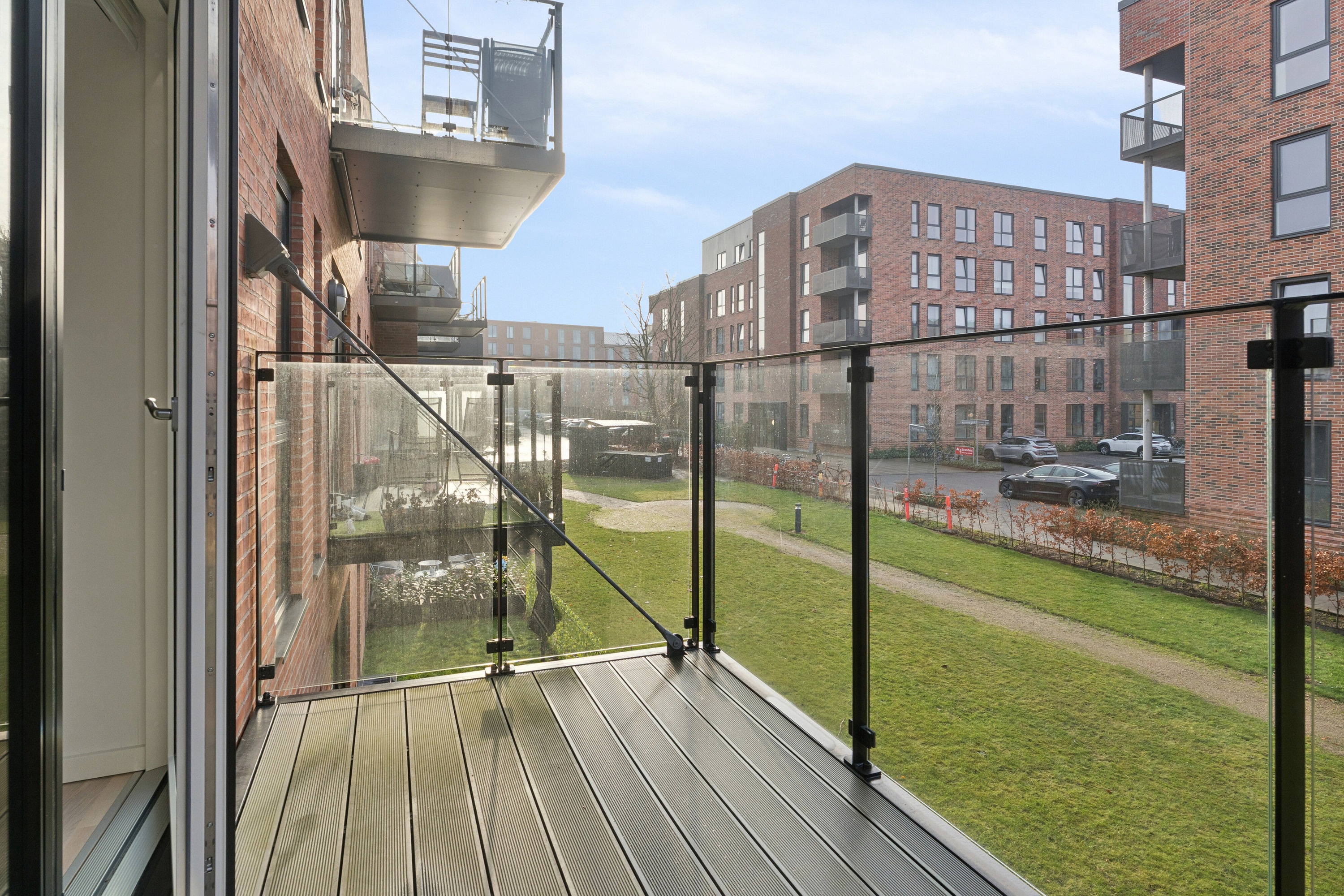 Fremhævet altan billede i fuldskærmstilstand. Billede af Kirkebjerg Parkvej 10C, 1. th., 2605 Brøndby