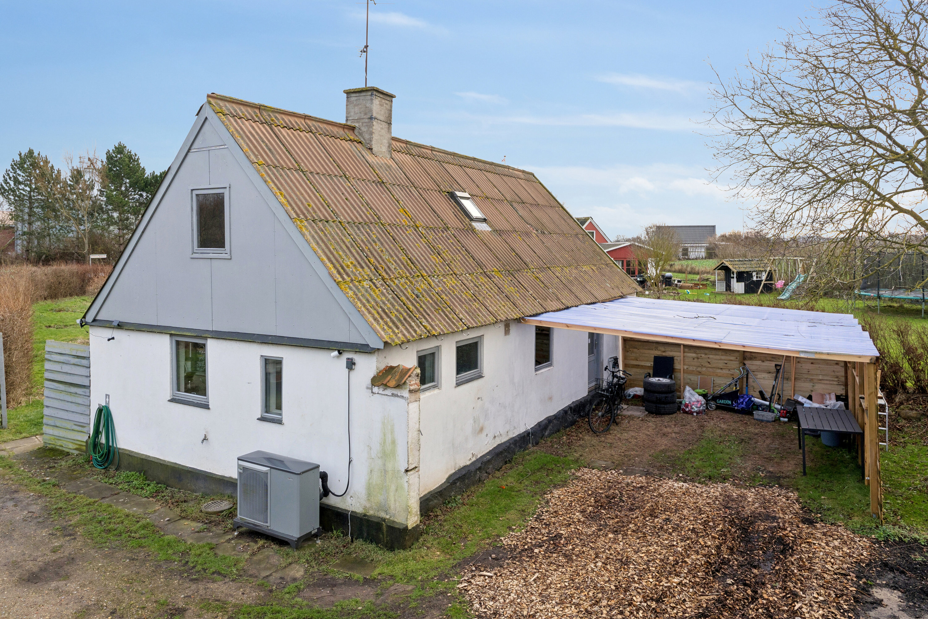 Fremhævet luftfoto billede i fuldskærmstilstand. Billede af Kallerupvej 133, 4400 Kalundborg