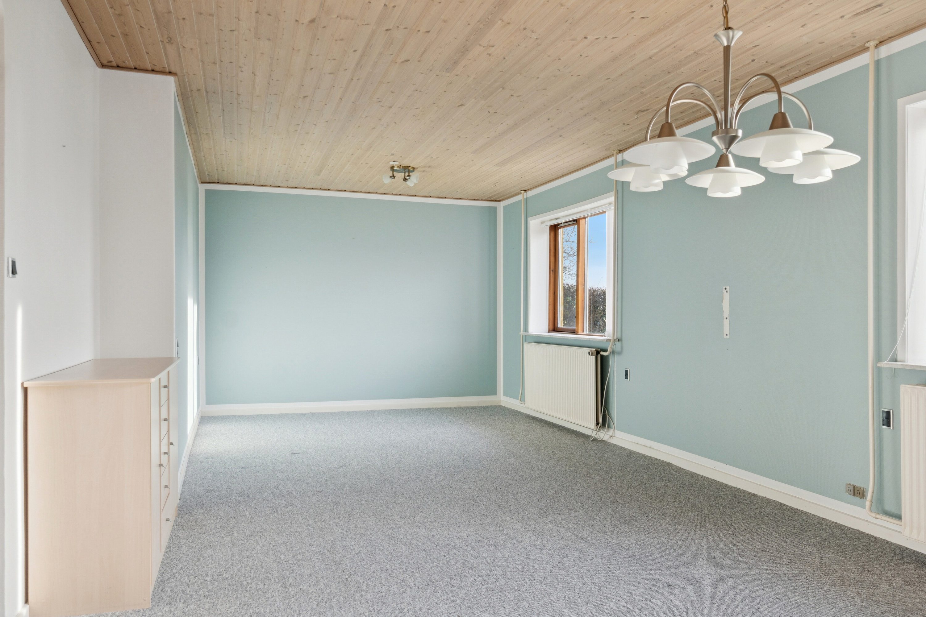 Fremhævet stue billede i fuldskærmstilstand. Billede af Marbæksvej 4, Hyllested, 4261 Dalmose