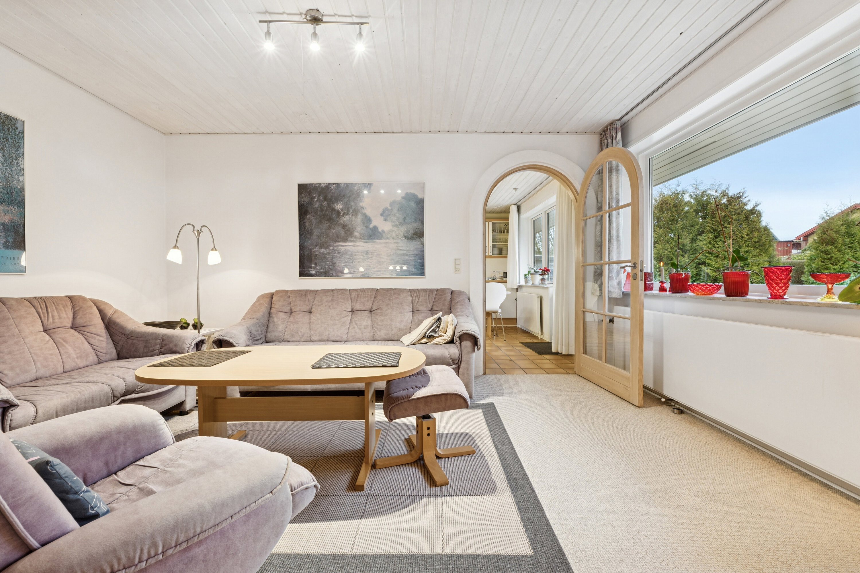 Fremhævet stue billede i fuldskærmstilstand. Billede af Kløvermarksvej 21, Ollerup, 5762 Vester Skerninge