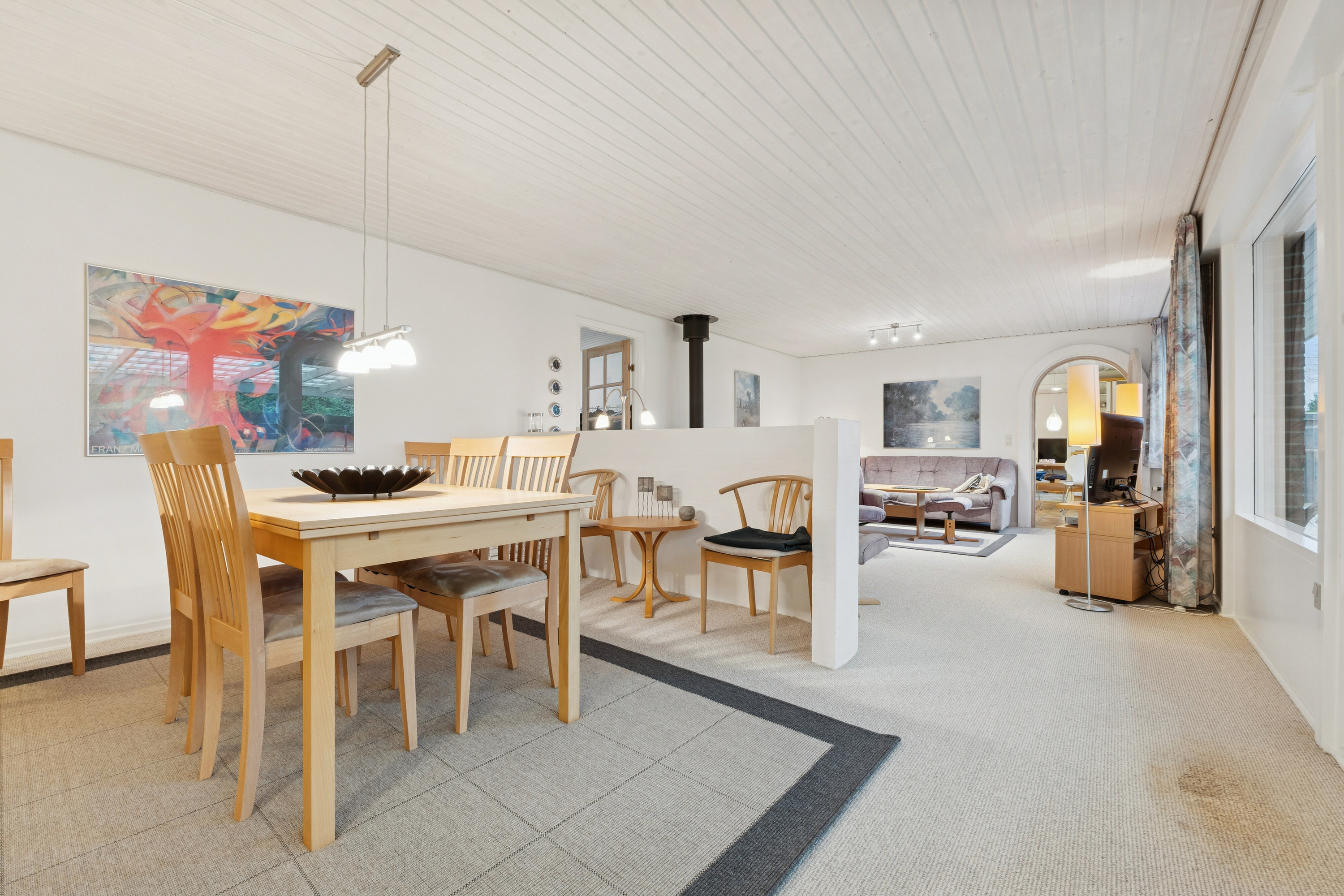 Fremhævet spisestue billede i fuldskærmstilstand. Billede af Kløvermarksvej 21, Ollerup, 5762 Vester Skerninge