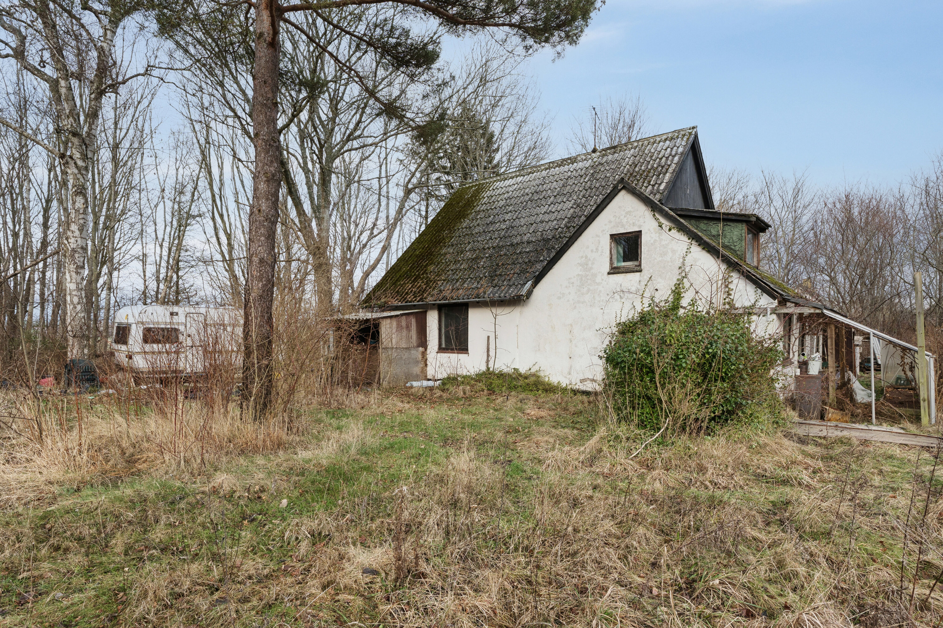 Villa: Set fra haven på Rådhusvej 26, 4550 Asnæs