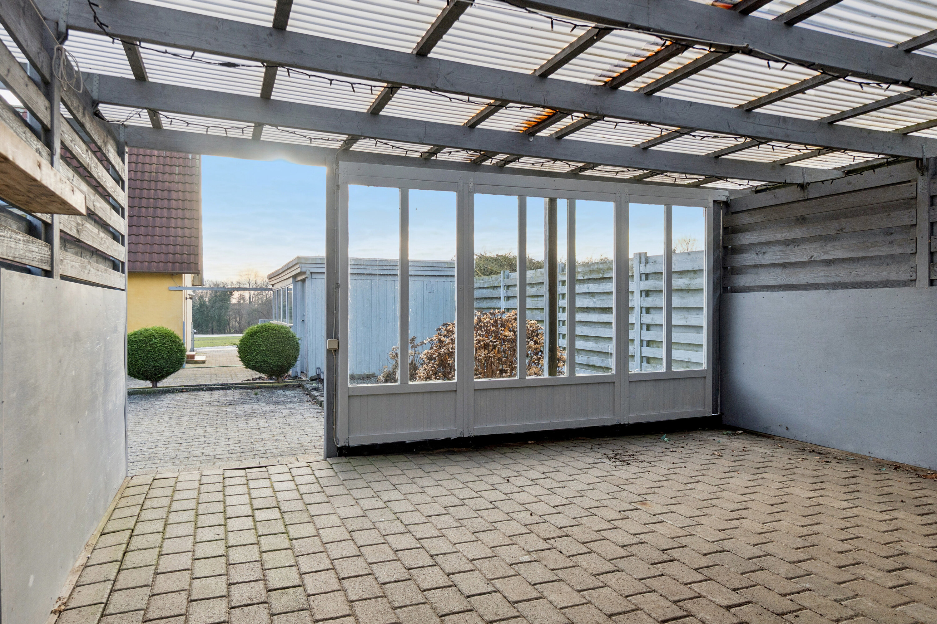 Fremhævet udestue billede i fuldskærmstilstand. Billede af Marbæksvej 4, Hyllested, 4261 Dalmose