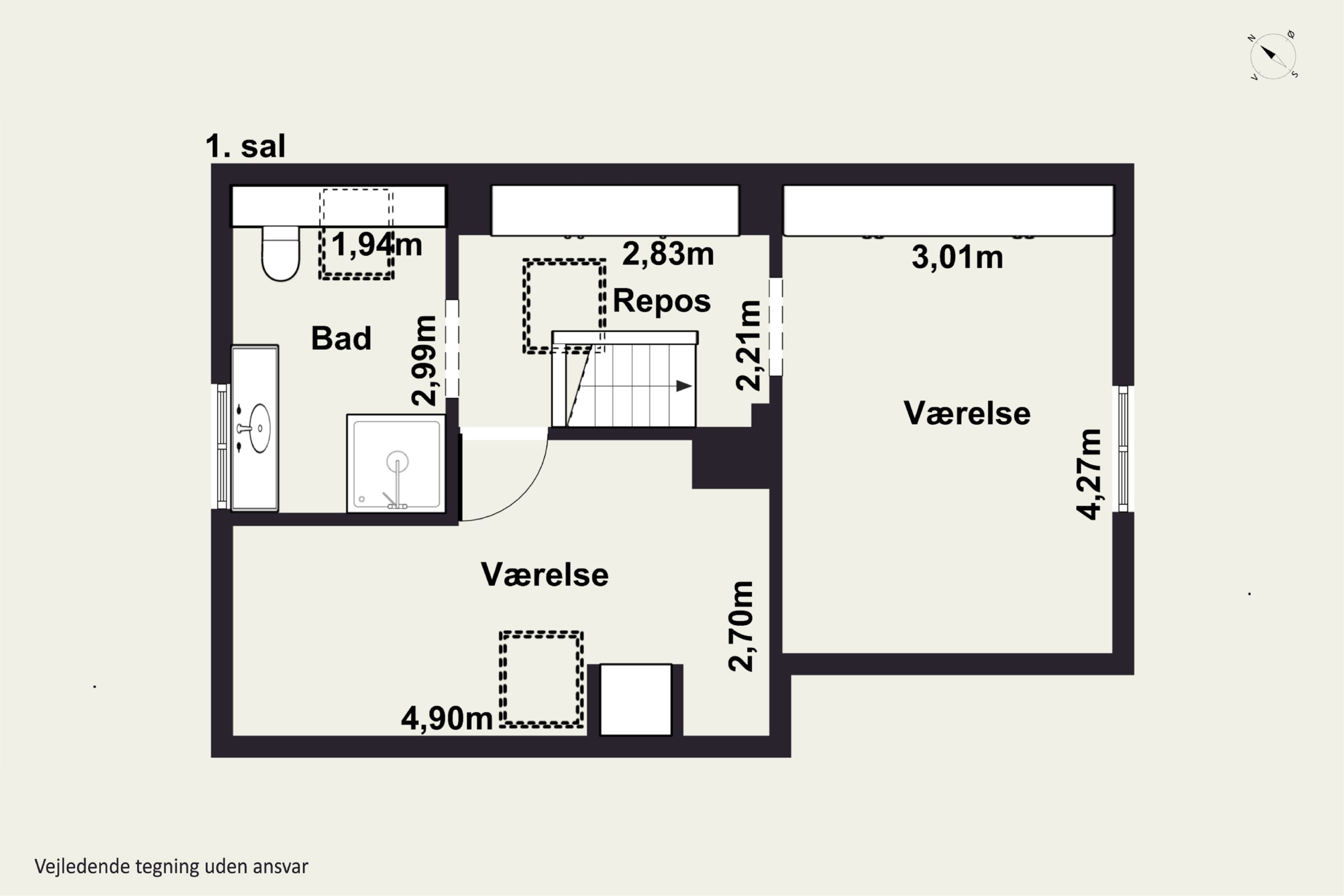 Plantegninger billede af Fredensvej 10, 4250 Fuglebjerg