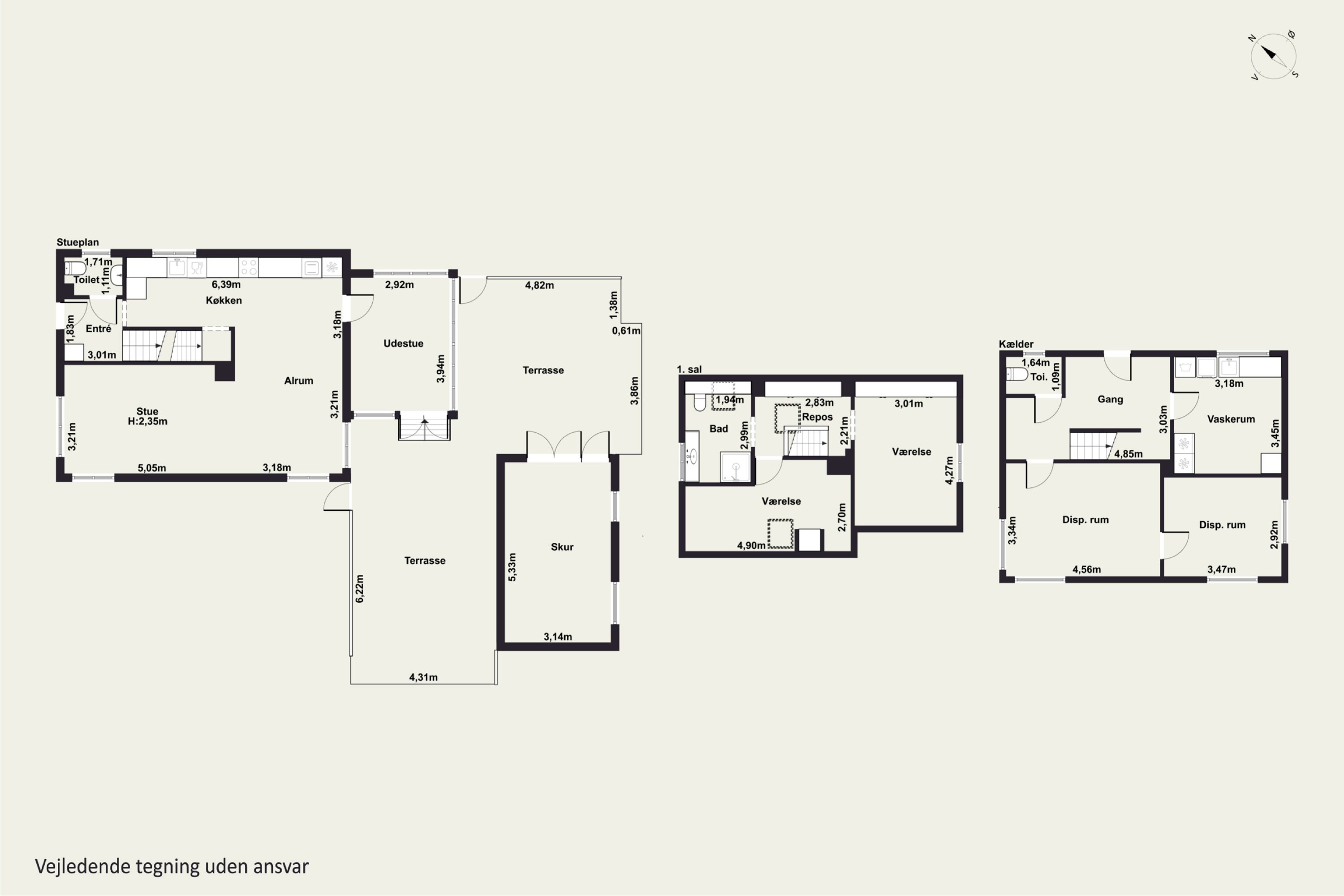 Plantegninger billede af Fredensvej 10, 4250 Fuglebjerg
