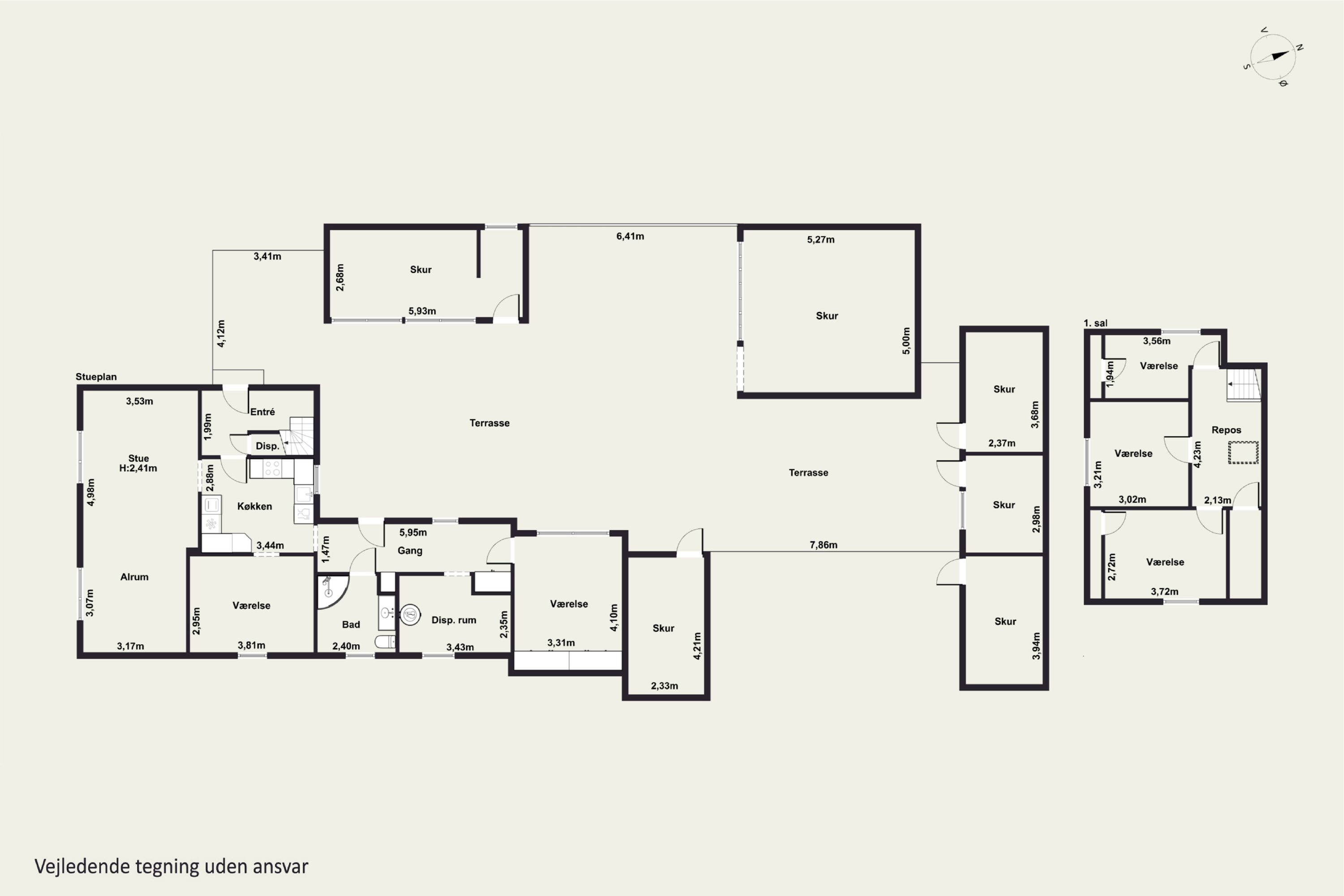 Plantegninger billede af Marbæksvej 4, Hyllested, 4261 Dalmose