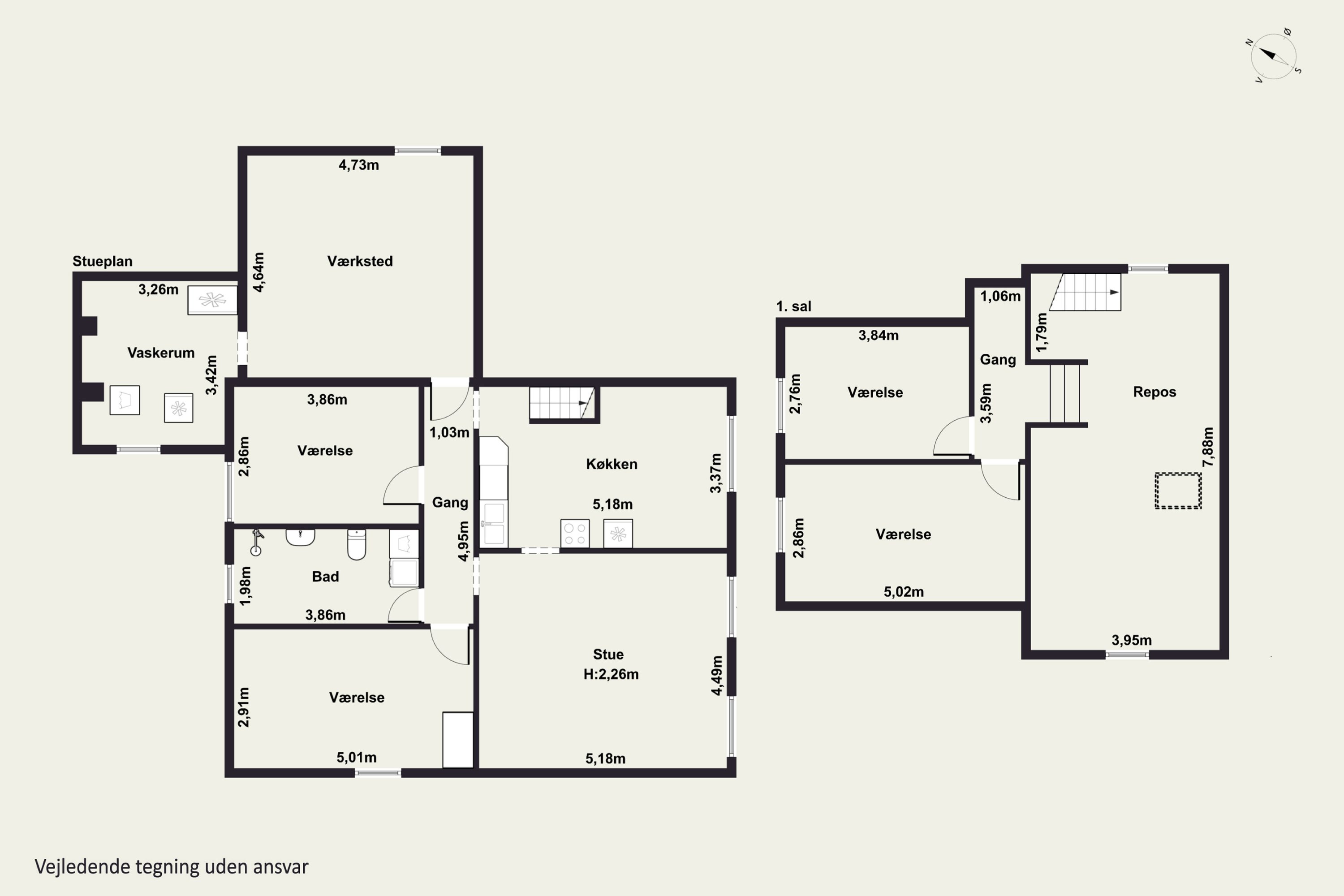 Plantegninger billede af Rådhusvej 26, 4550 Asnæs