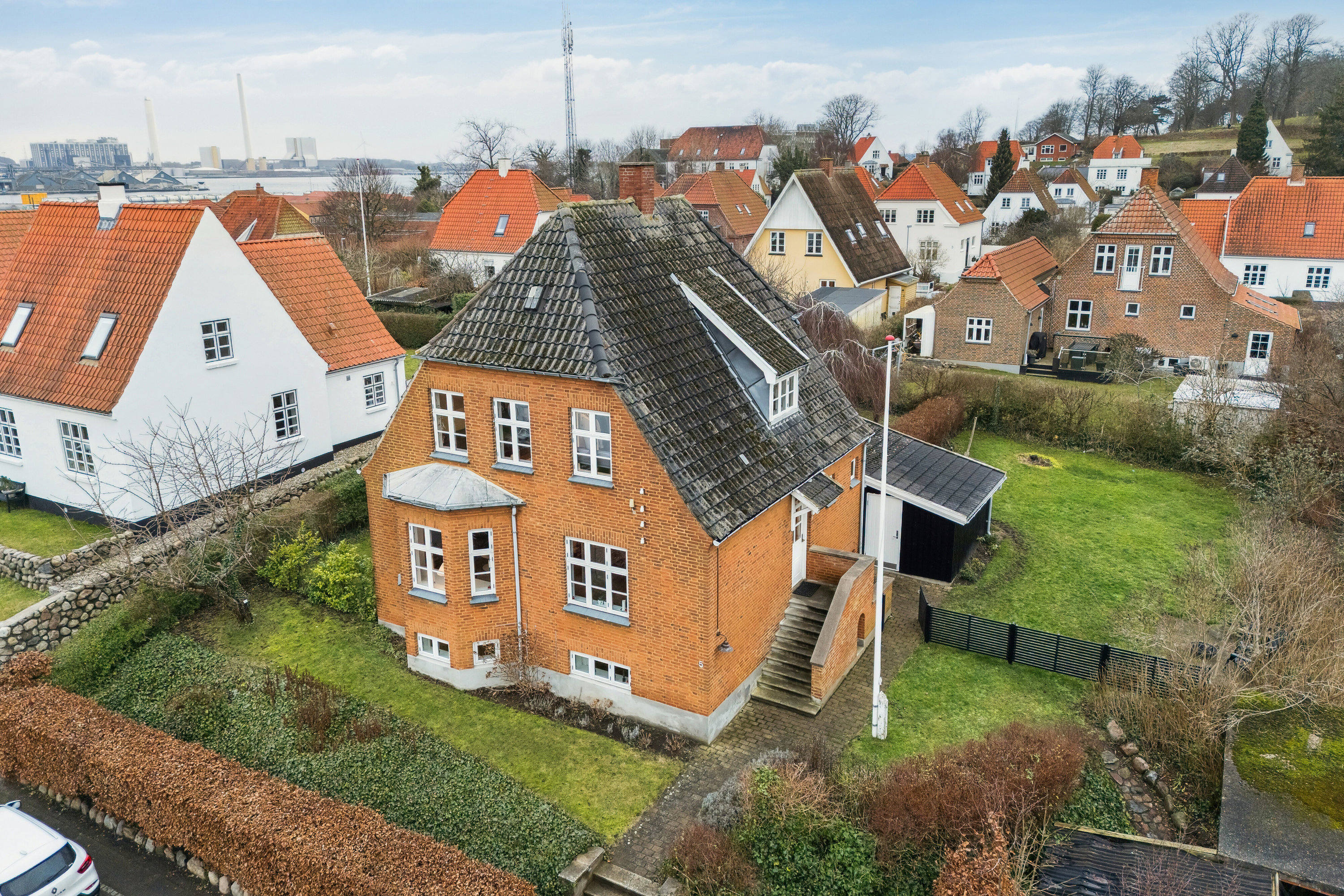 Villa: Set fra haven på P Paludansvej 5, 4400 Kalundborg