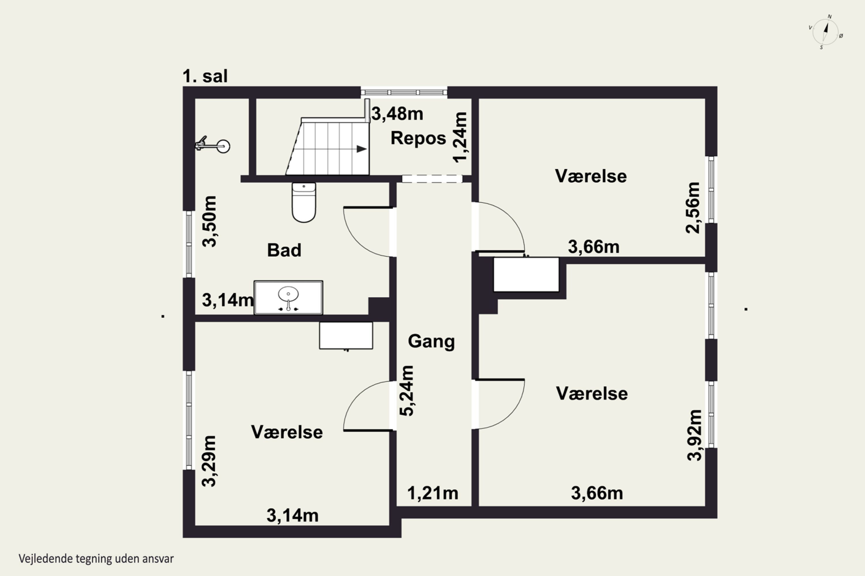 Plantegninger billede af P Paludansvej 5, 4400 Kalundborg