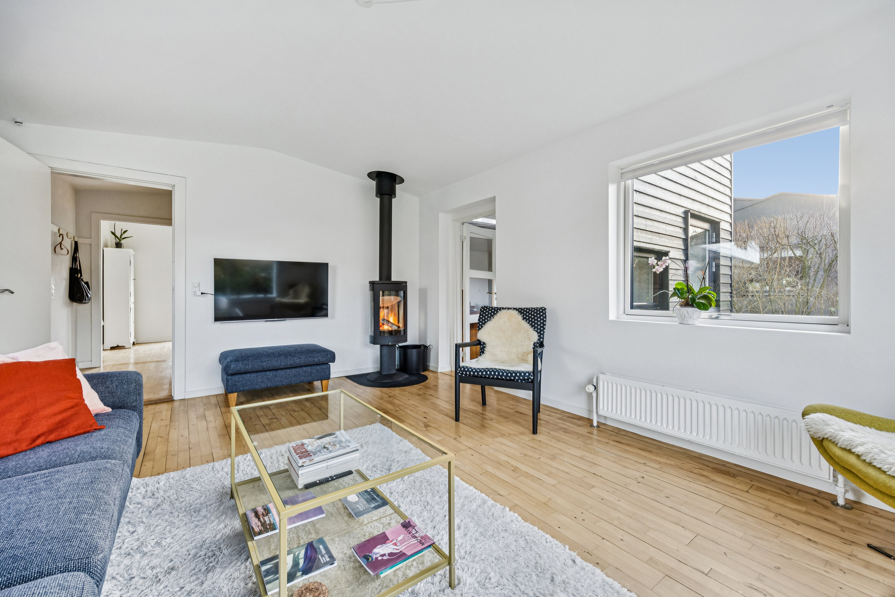 Fremhævet stue billede i fuldskærmstilstand. Billede af Birkevej 3, Strøby Egede, 4600 Køge