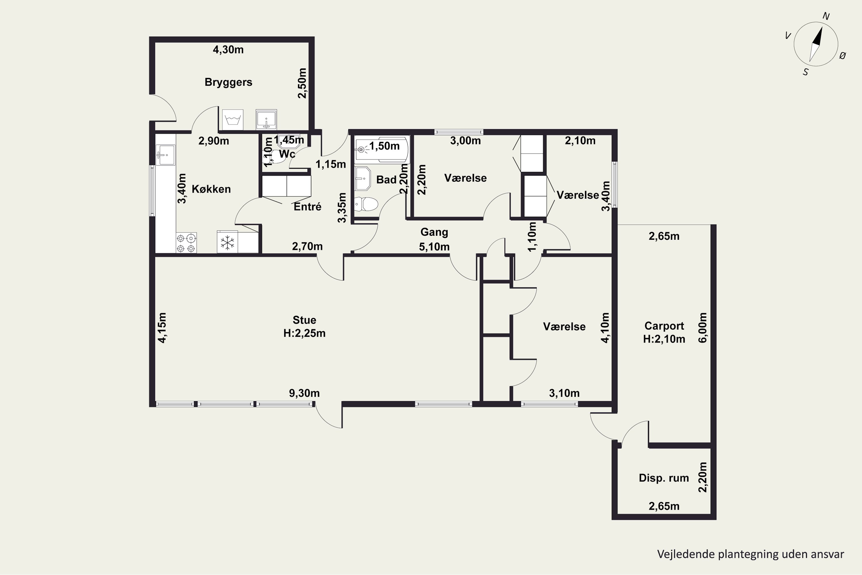 Plantegninger billede af Bostedet 46, 3500 Værløse