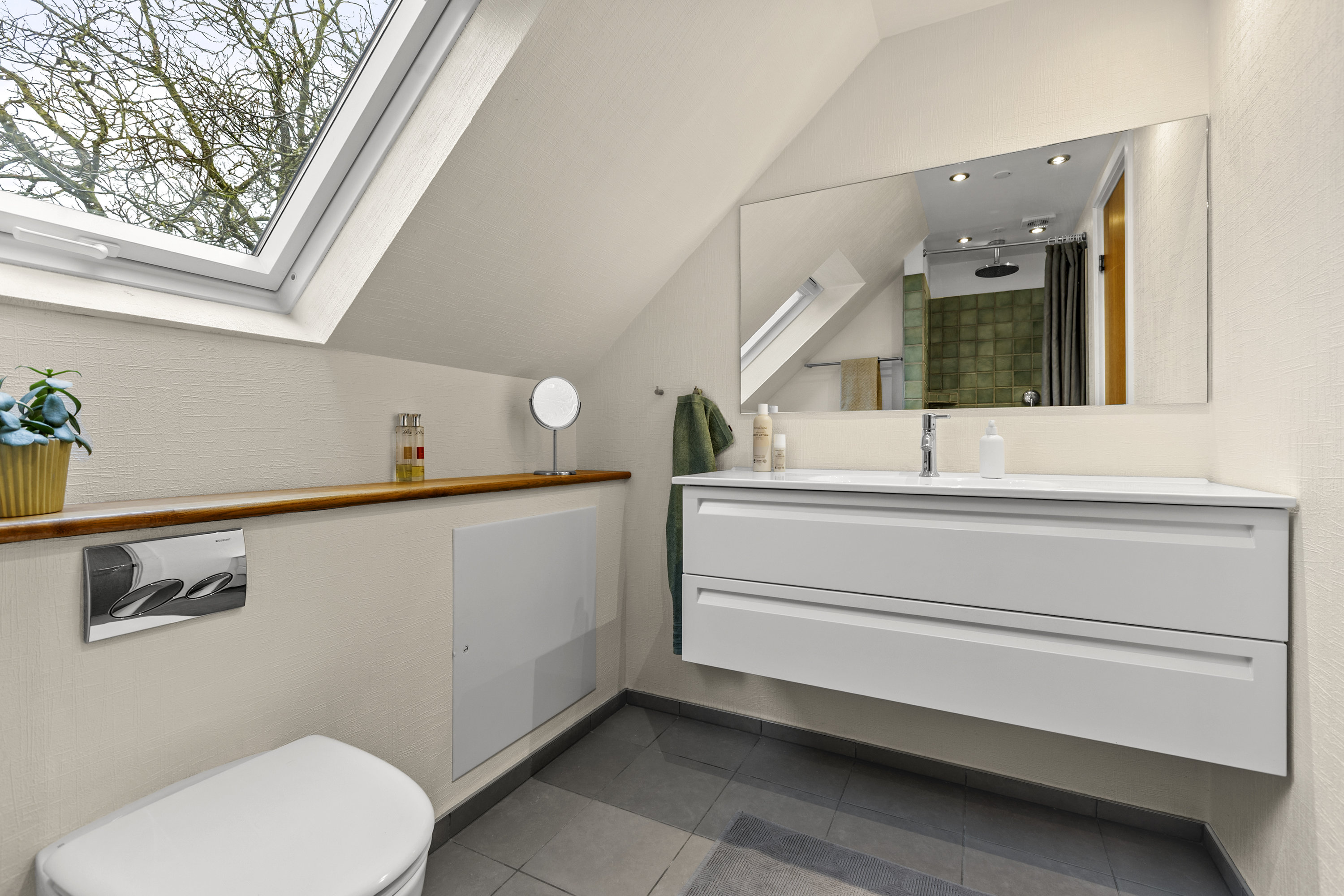 Fremhævet badeværelse billede i fuldskærmstilstand. Billede af Brobyvej 72, 4180 Sorø