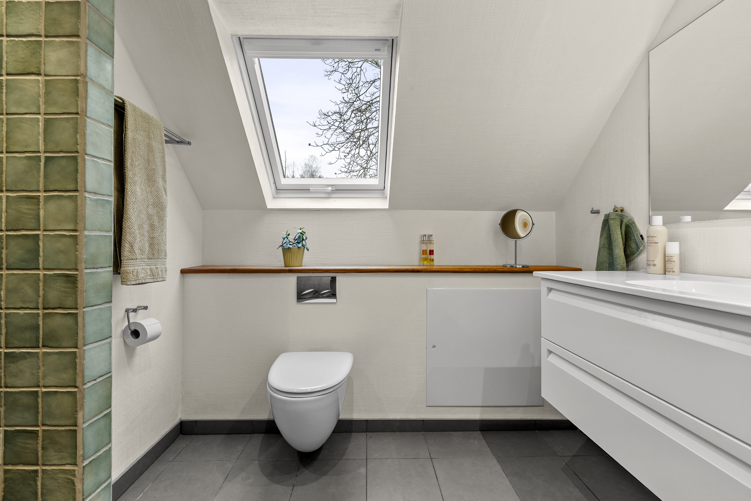 Fremhævet badeværelse billede i fuldskærmstilstand. Billede af Brobyvej 72, 4180 Sorø