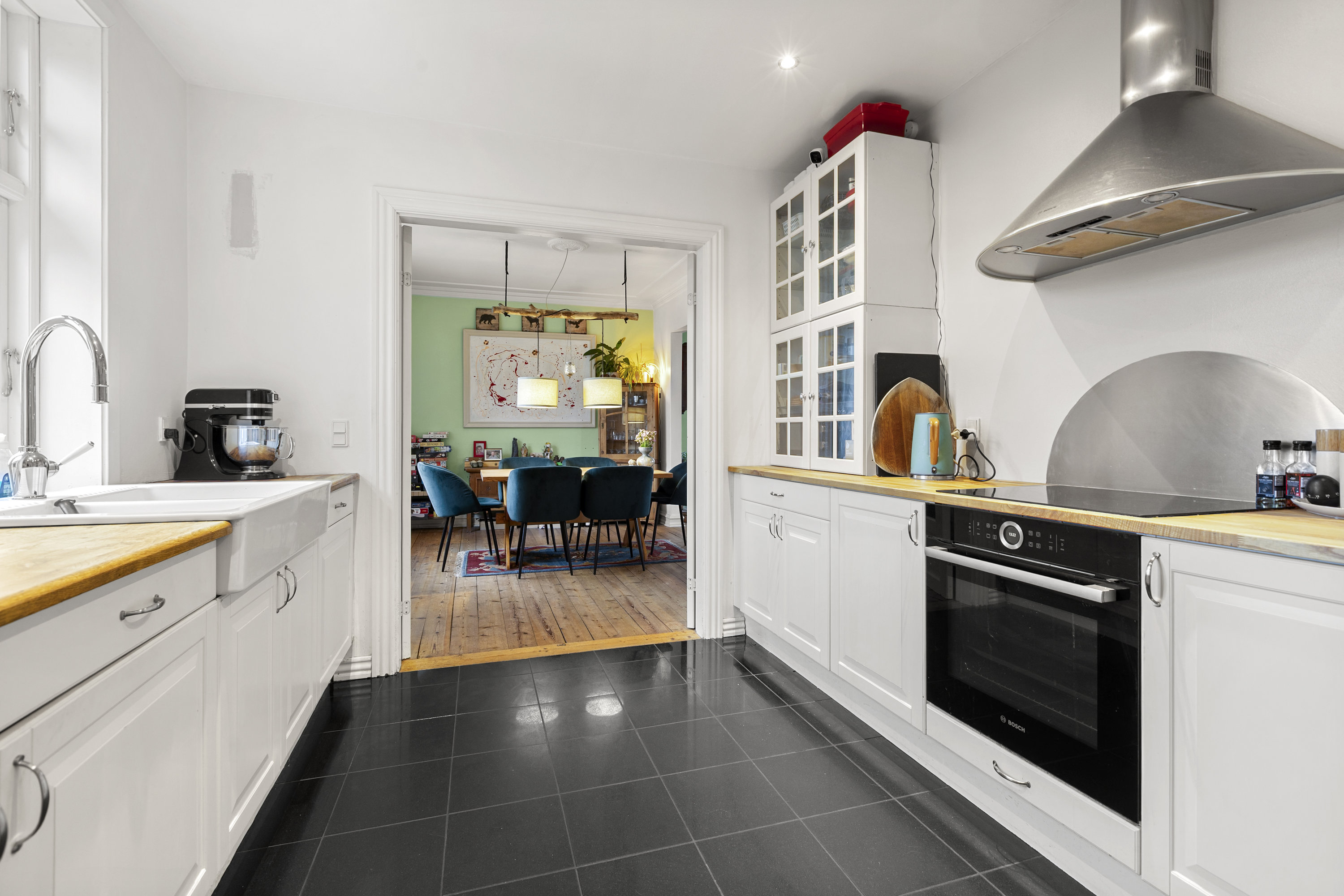 Fremhævet køkken billede i fuldskærmstilstand. Billede af Vedde Byvej 19, 4295 Stenlille