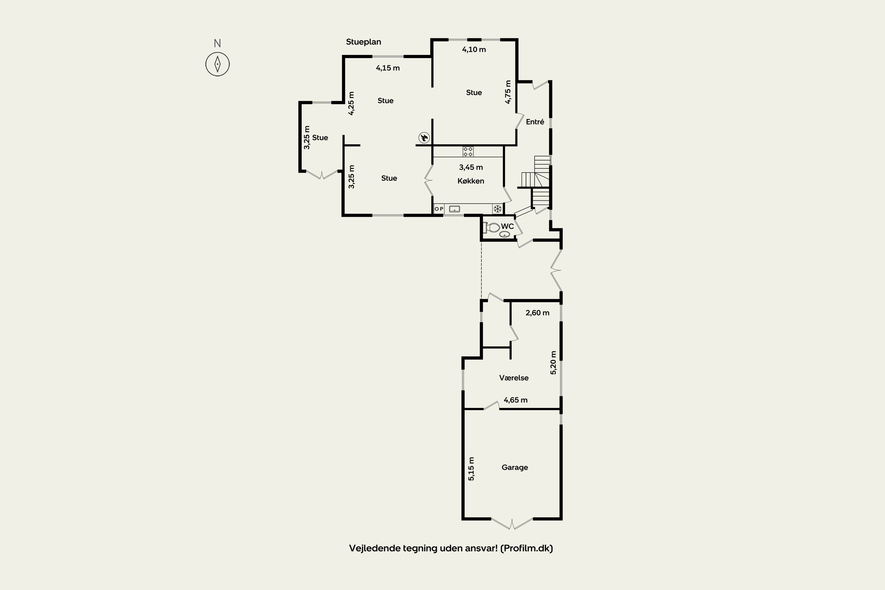 Plantegninger billede af Vedde Byvej 19, 4295 Stenlille