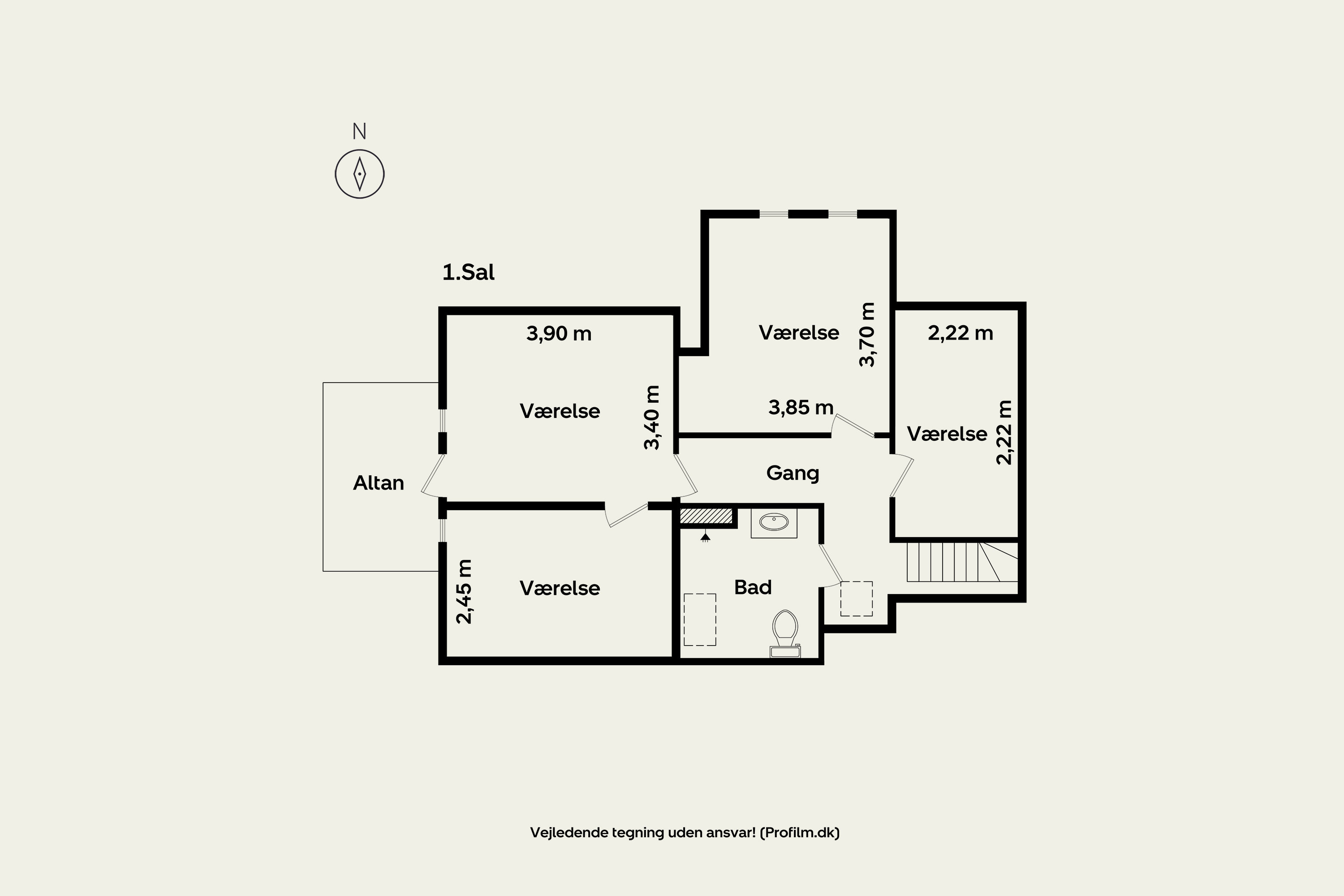 Plantegninger billede af Vedde Byvej 19, 4295 Stenlille