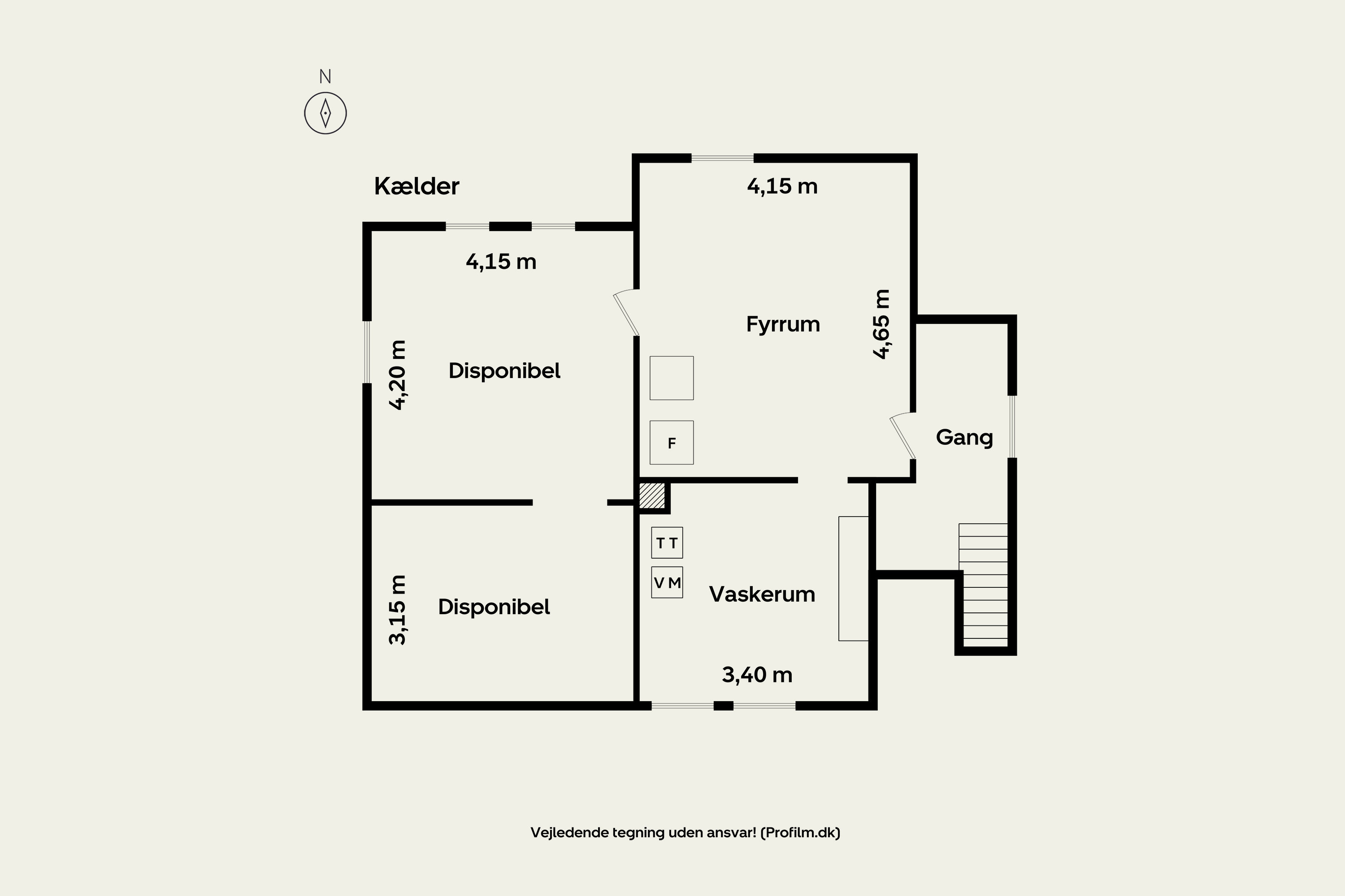 Plantegninger billede af Vedde Byvej 19, 4295 Stenlille