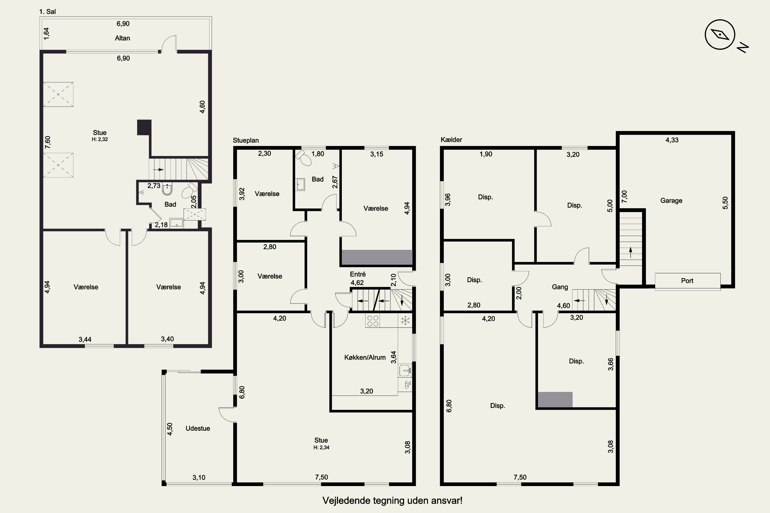Plantegninger billede af Norupvej 142, Norup, 5450 Otterup