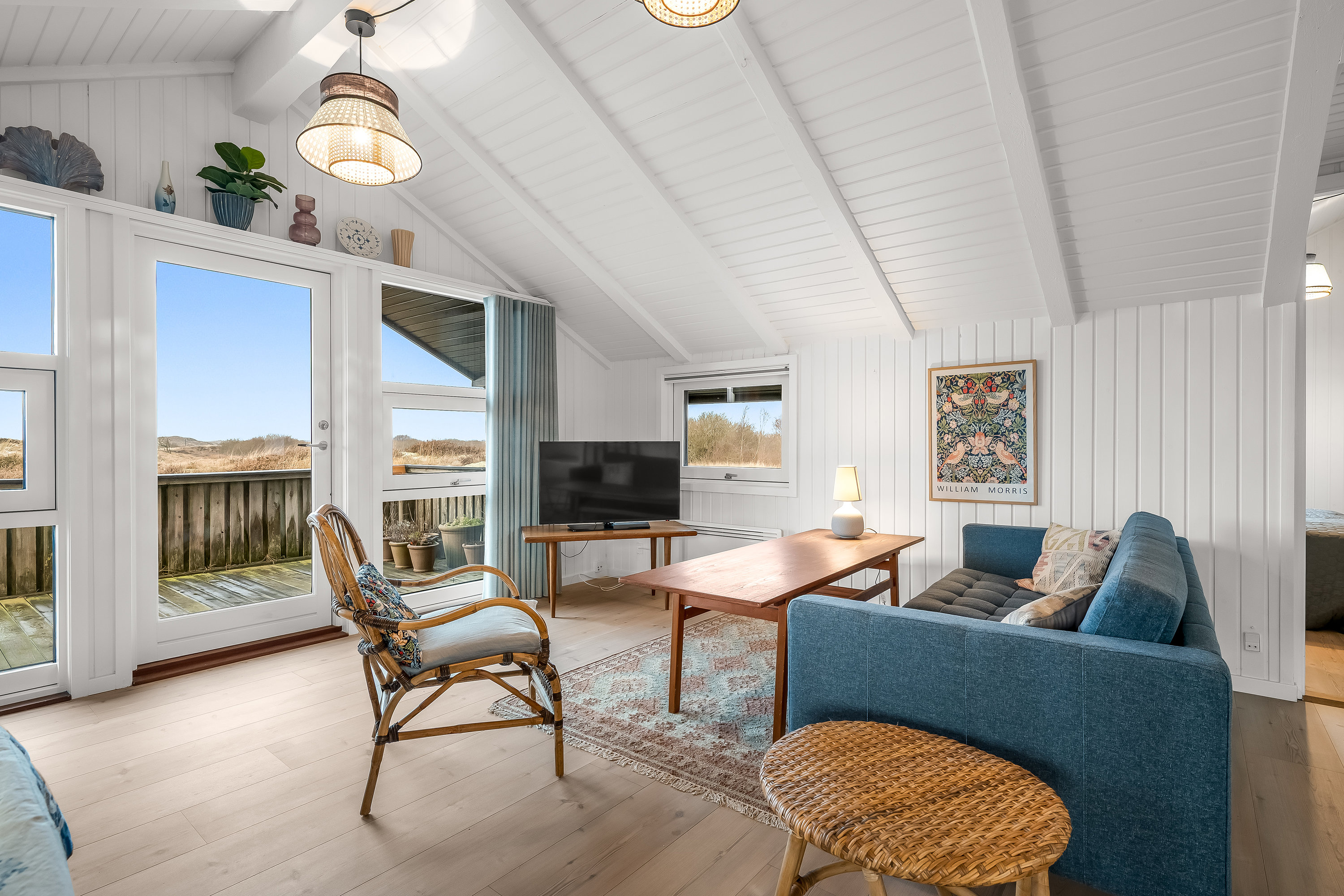 Fremhævet stue billede i fuldskærmstilstand. Billede af Søren Sørensens Dal 8, 6720 Fanø