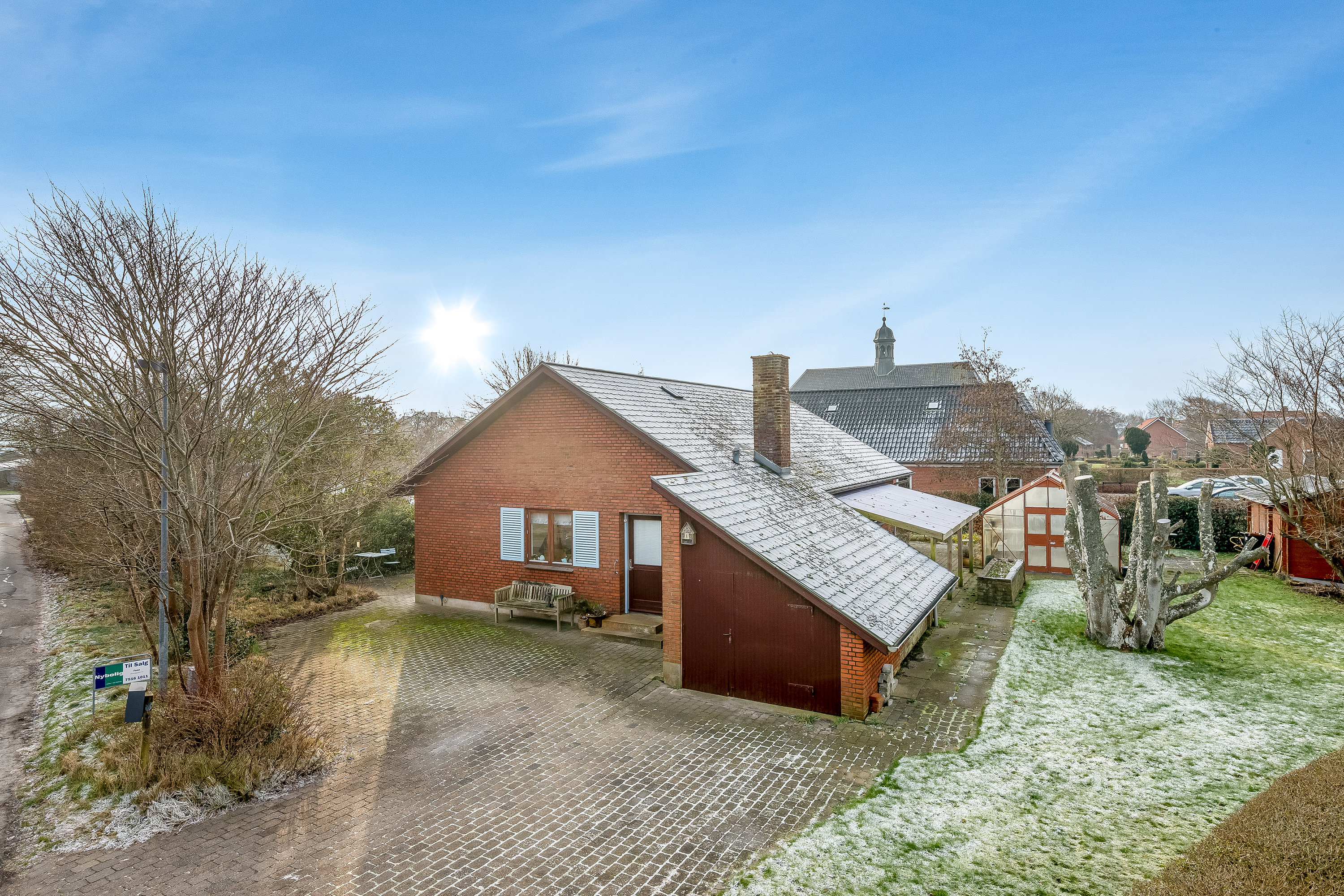 Villa: Facade på Bavnebjergvej 2, Nordby, 6720 Fanø