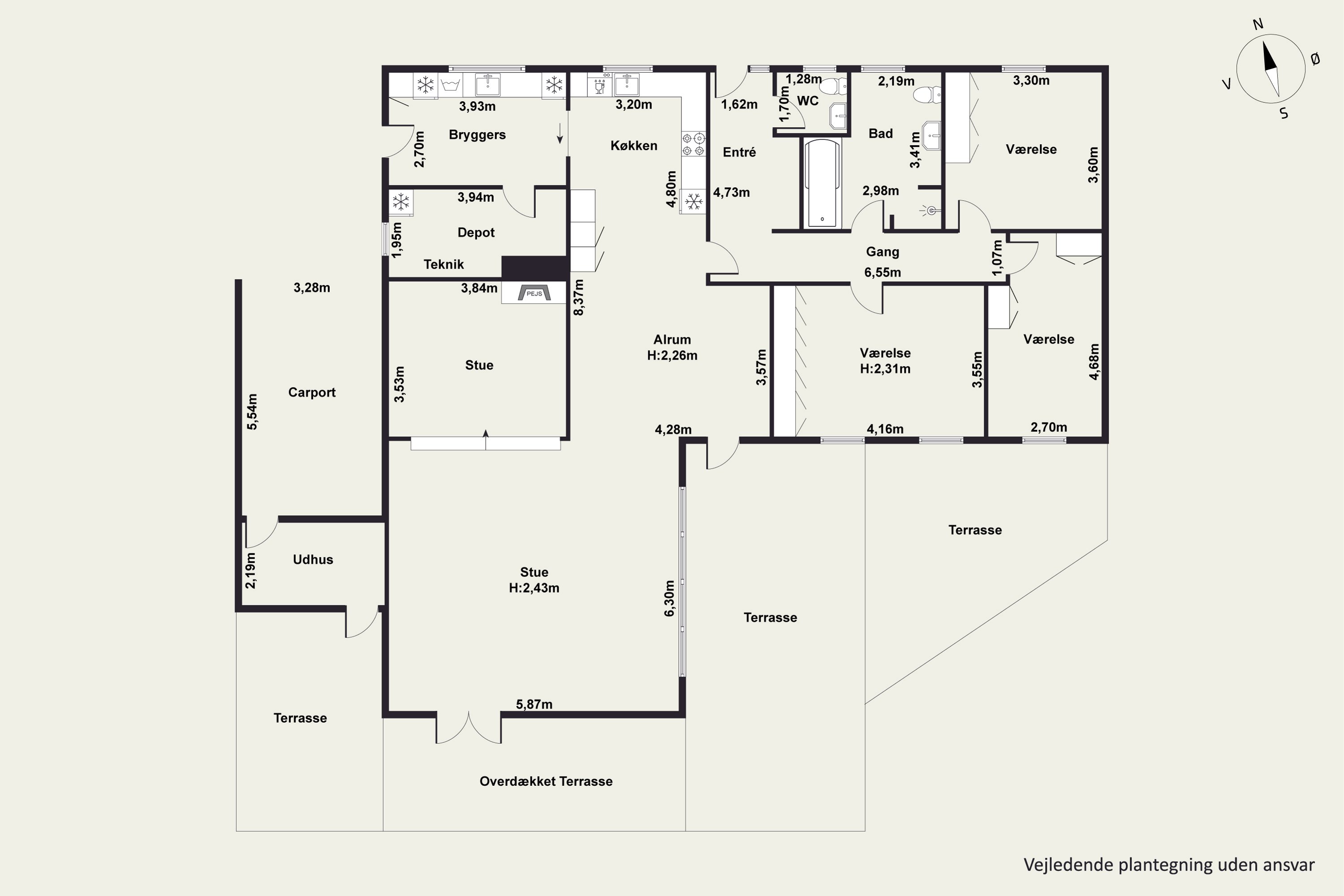 Plantegninger billede af Stadion Alle 10, 8963 Auning