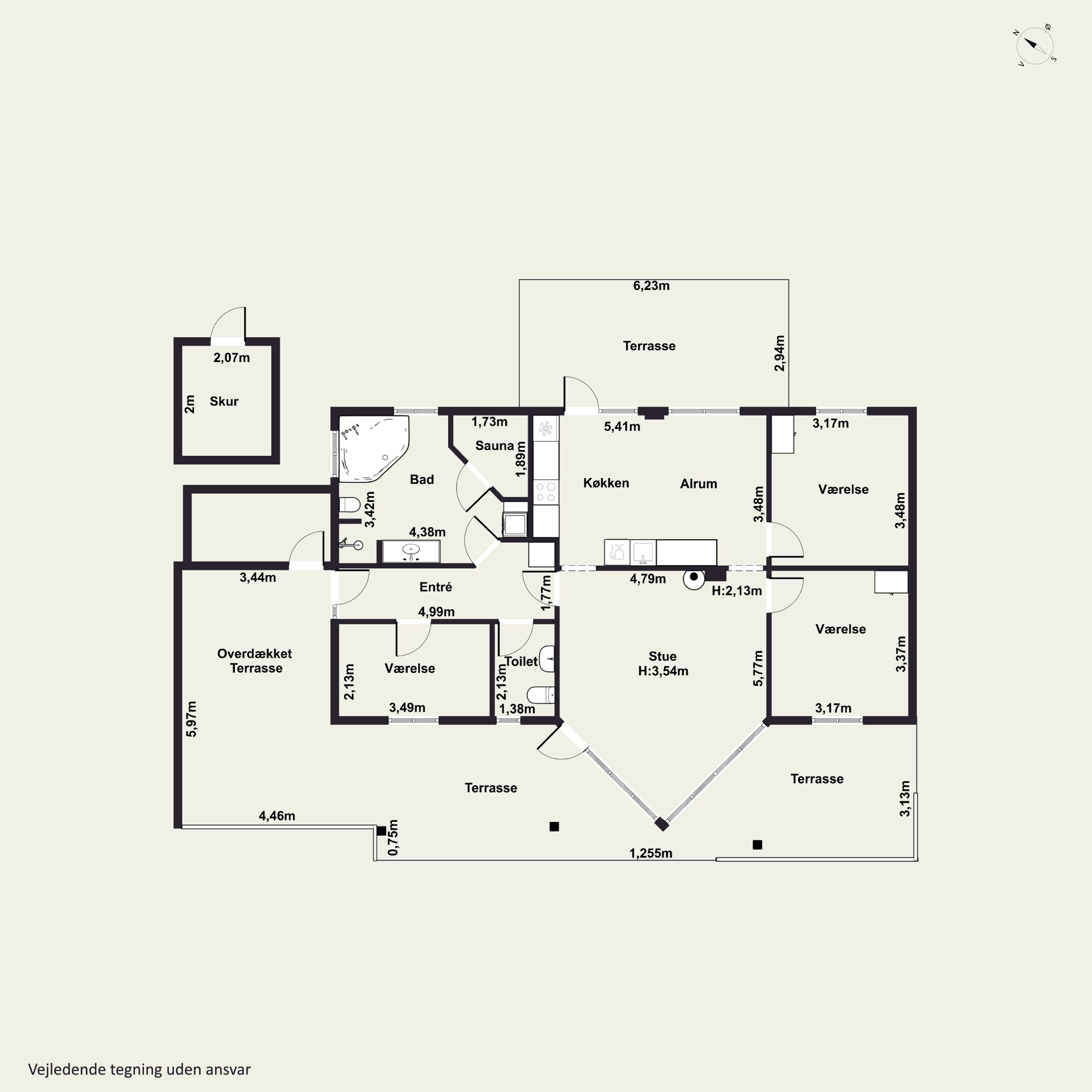 Plantegninger billede af Hannesvej 8, Randrup, 7770 Vestervig