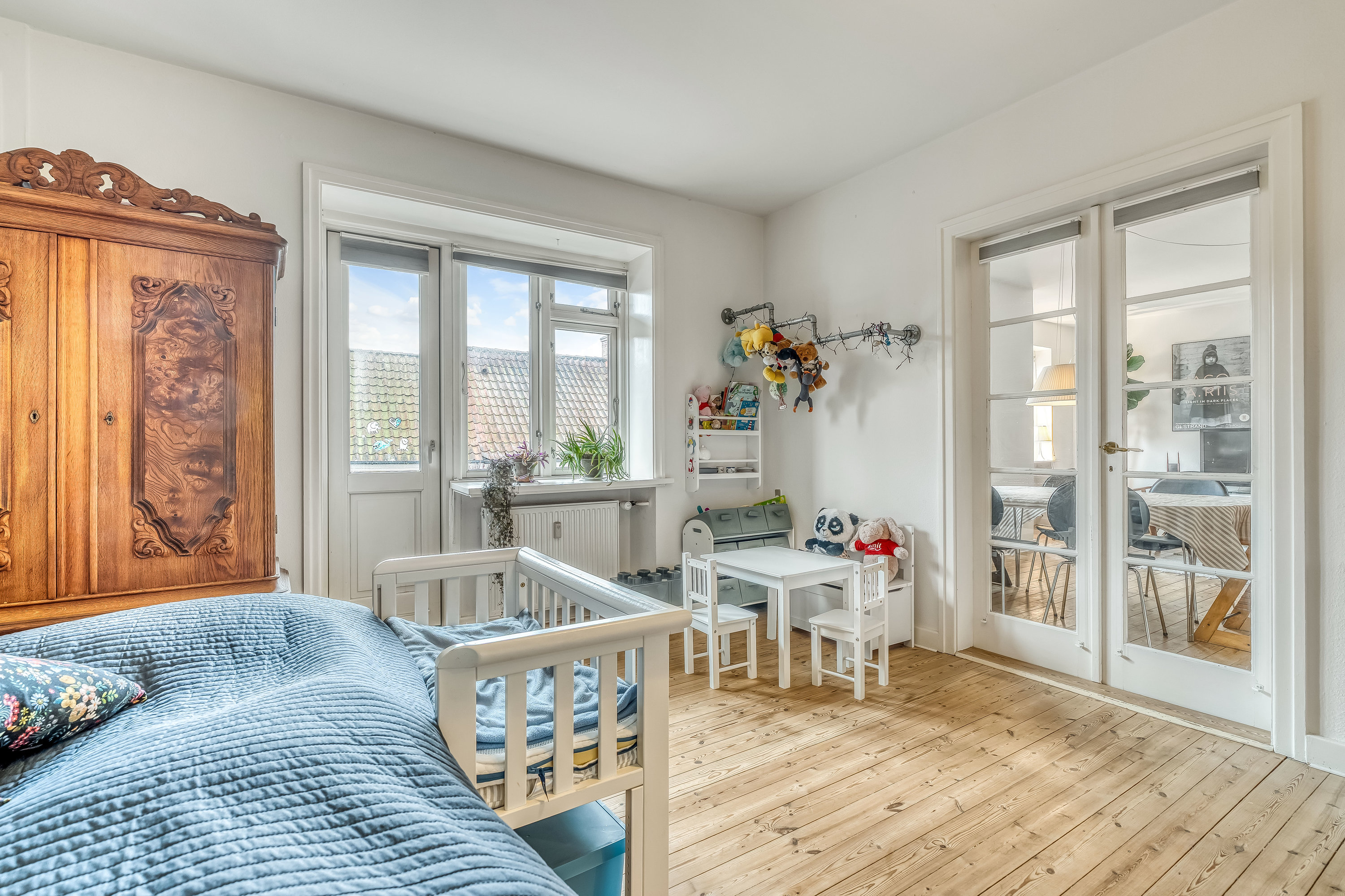 Fremhævet soveværelse billede i fuldskærmstilstand. Billede af Bakkegade 7A, st.., 3400 Hillerød