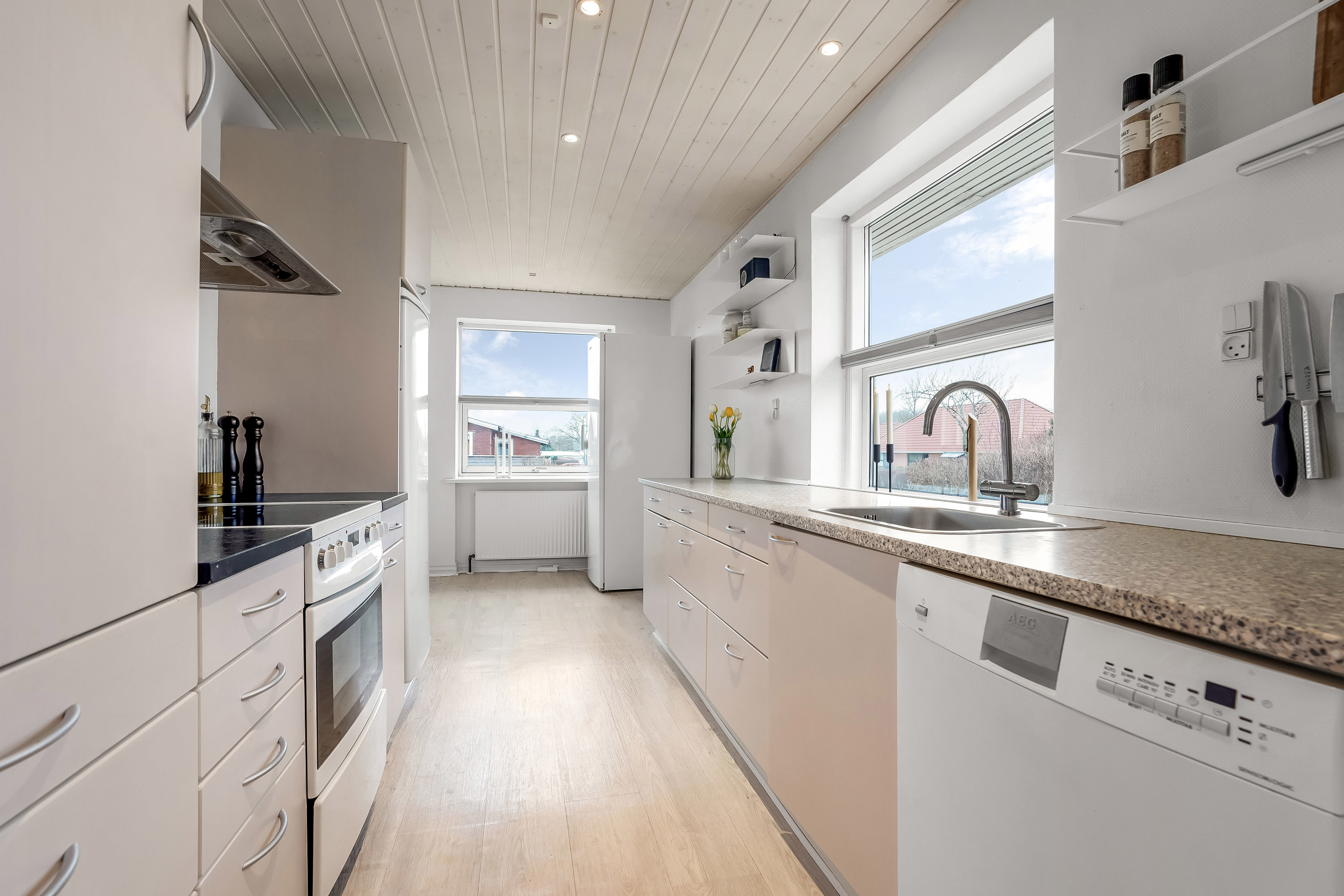 Fremhævet køkken billede i fuldskærmstilstand. Billede af Lindevej 1, 7200 Grindsted