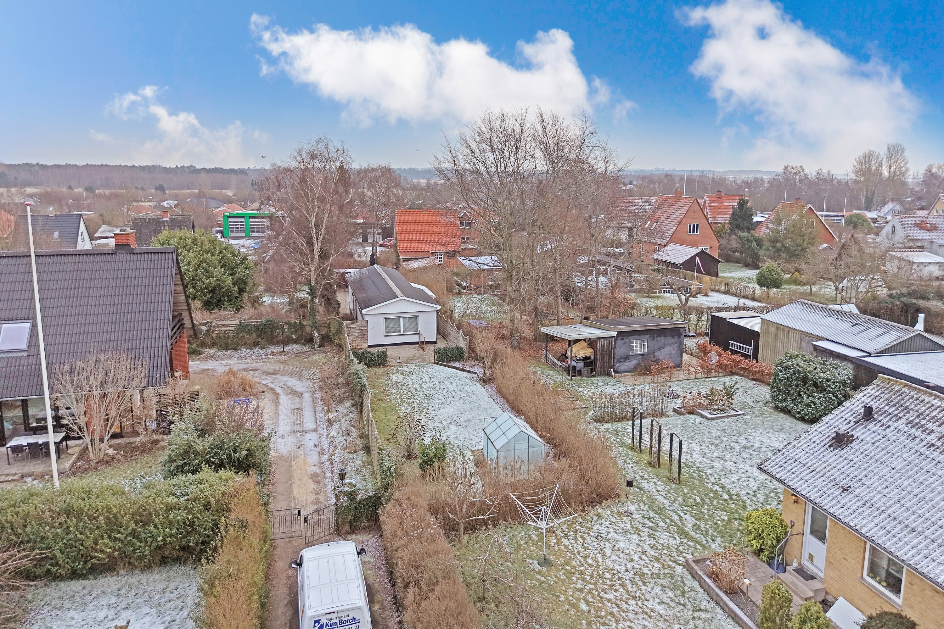 Miniaturebillede 1: luftfoto. Billede af Rørvigvej 51, 4500 Nykøbing Sj