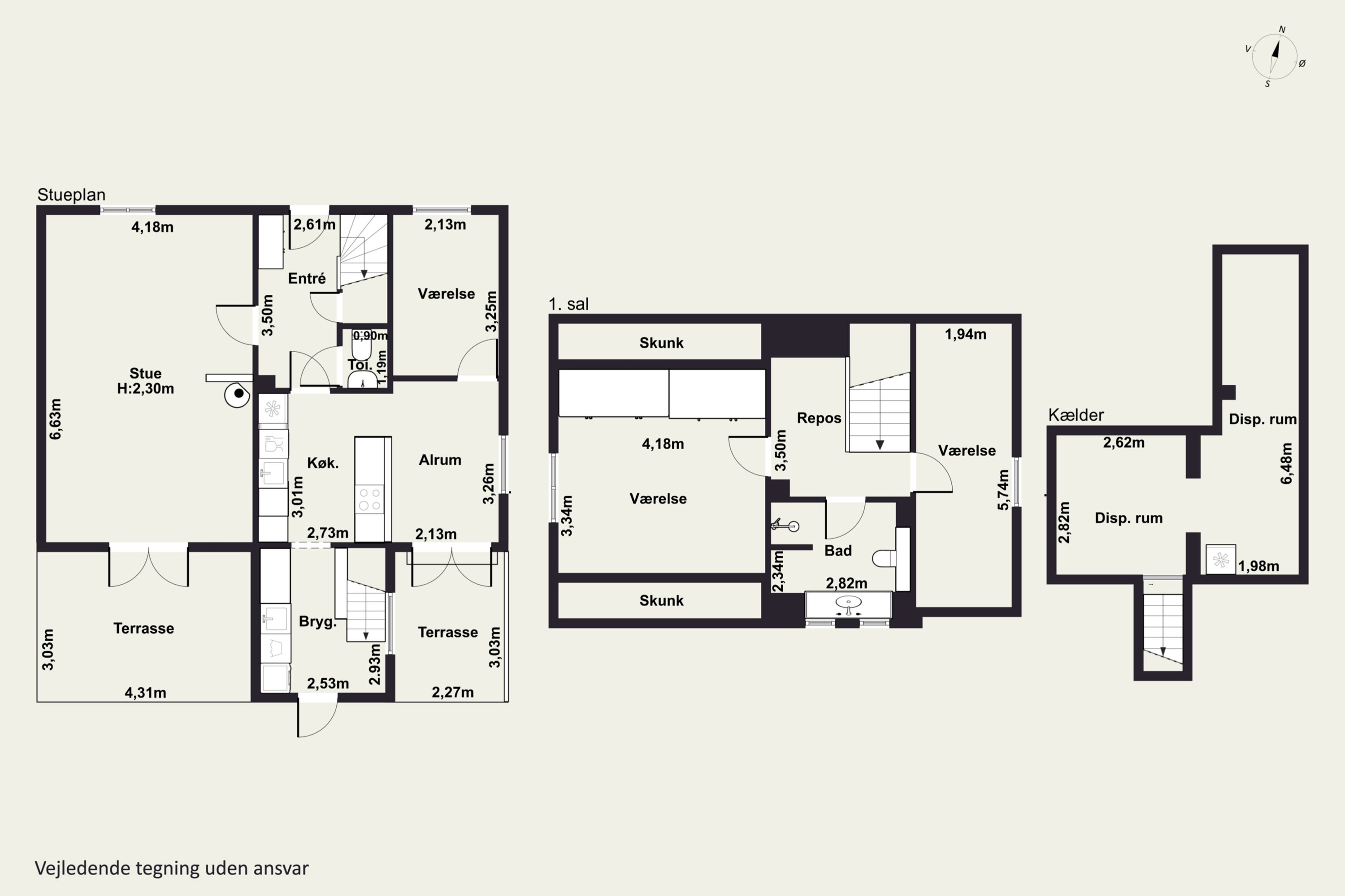 Plantegninger billede af Ceylonvej 32, 2300 København S