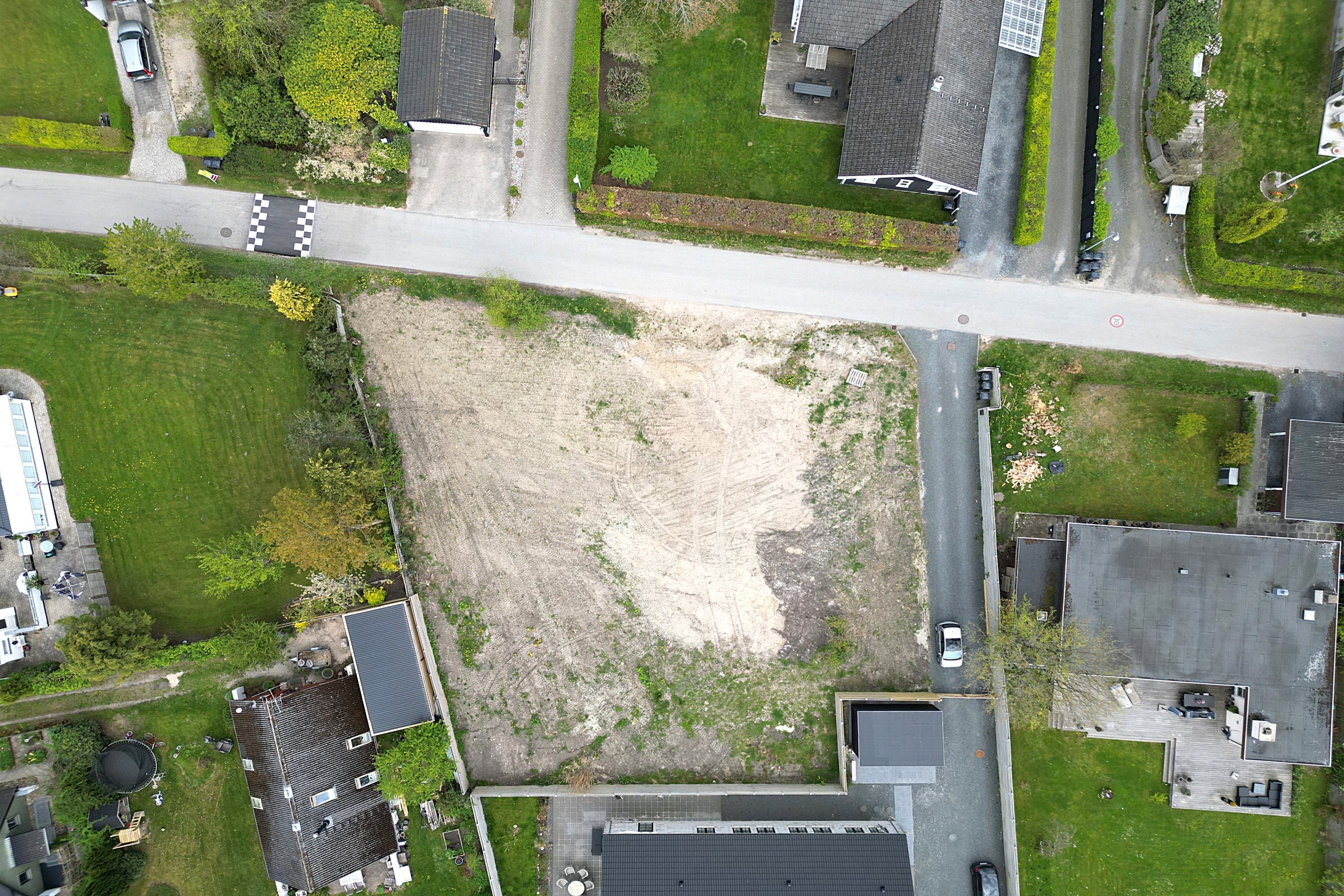 Helårsgrund: Luftfoto på Solvej 4A, 3100 Hornbæk