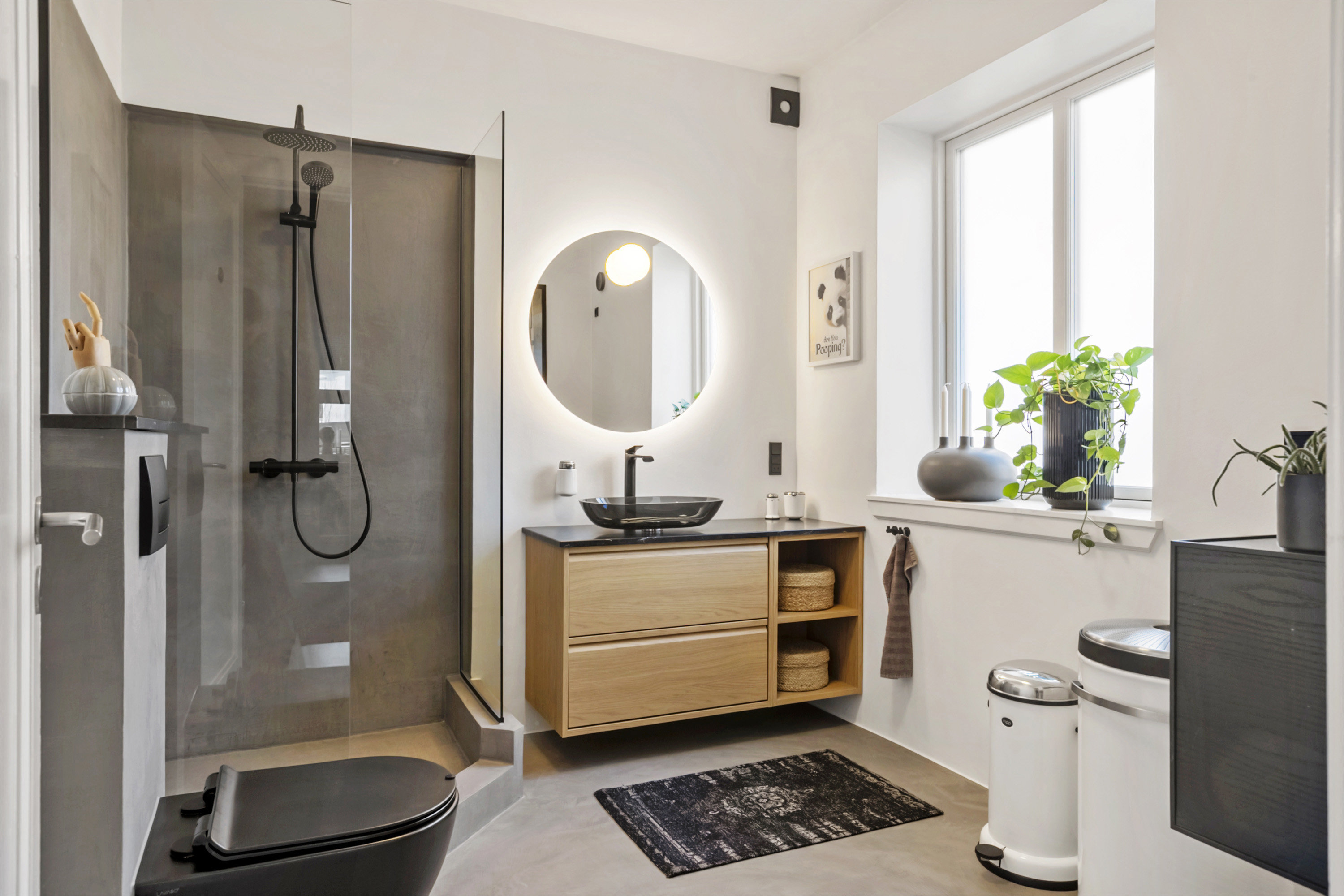 Fremhævet badeværelse billede i fuldskærmstilstand. Billede af Jørgensgård 30, 6200 Aabenraa