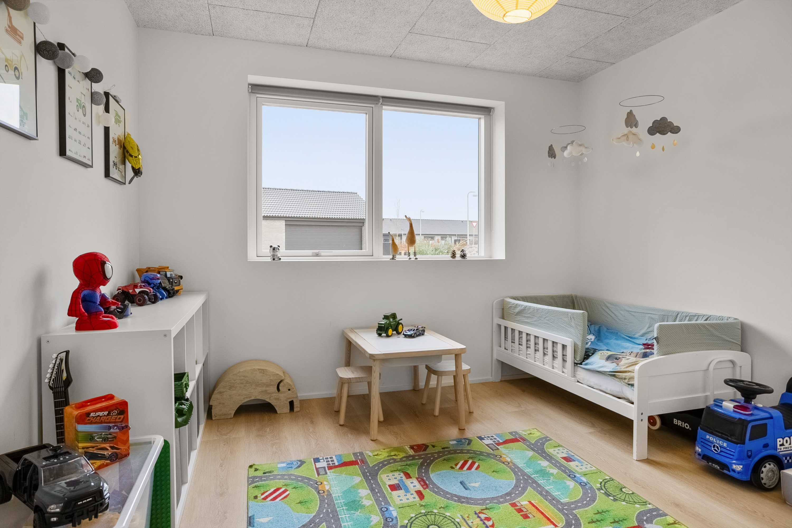 Fremhævet soveværelse billede i fuldskærmstilstand. Billede af Provstlund Skovvej 77, 8700 Horsens