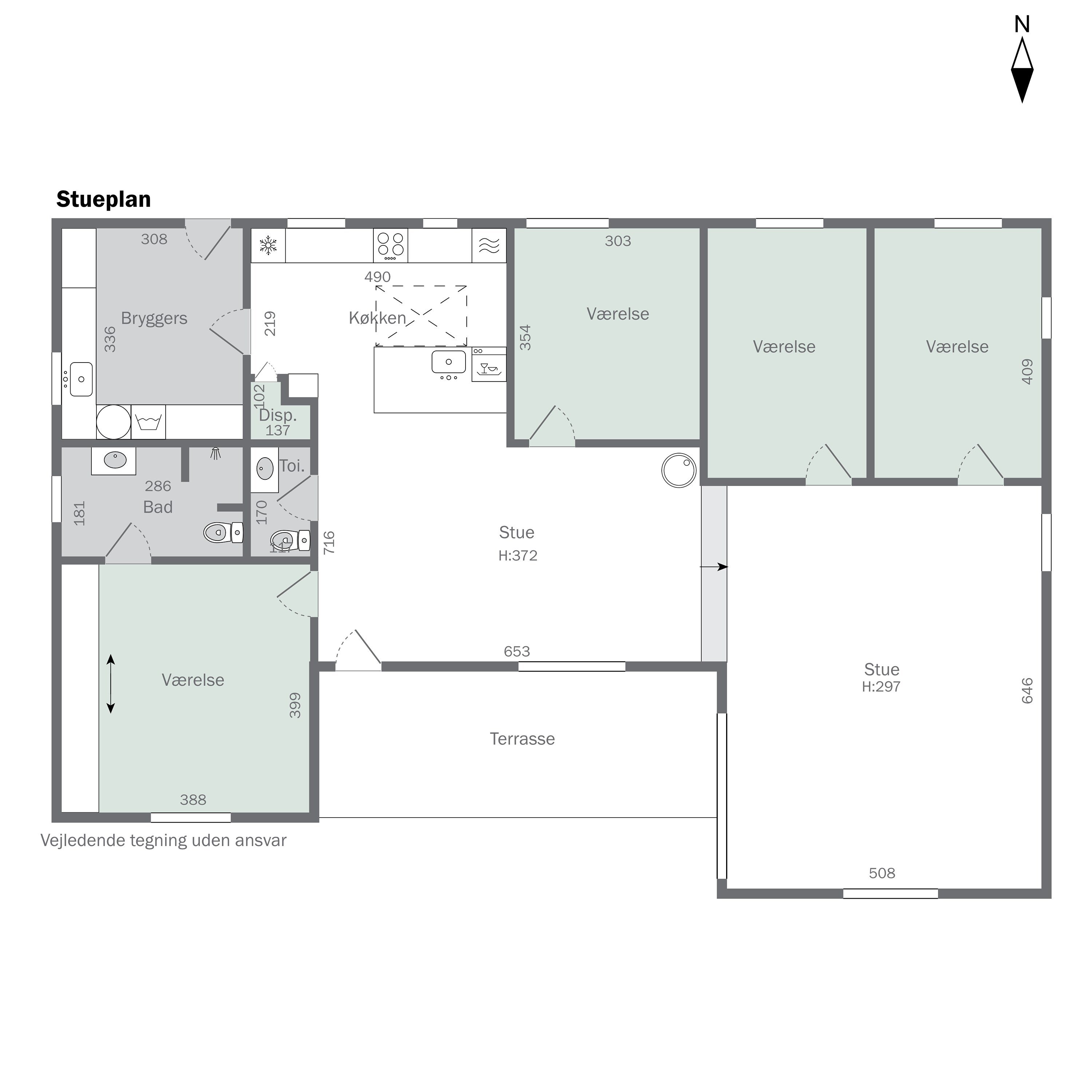Plantegninger billede af Ved Diget 17, 7430 Ikast