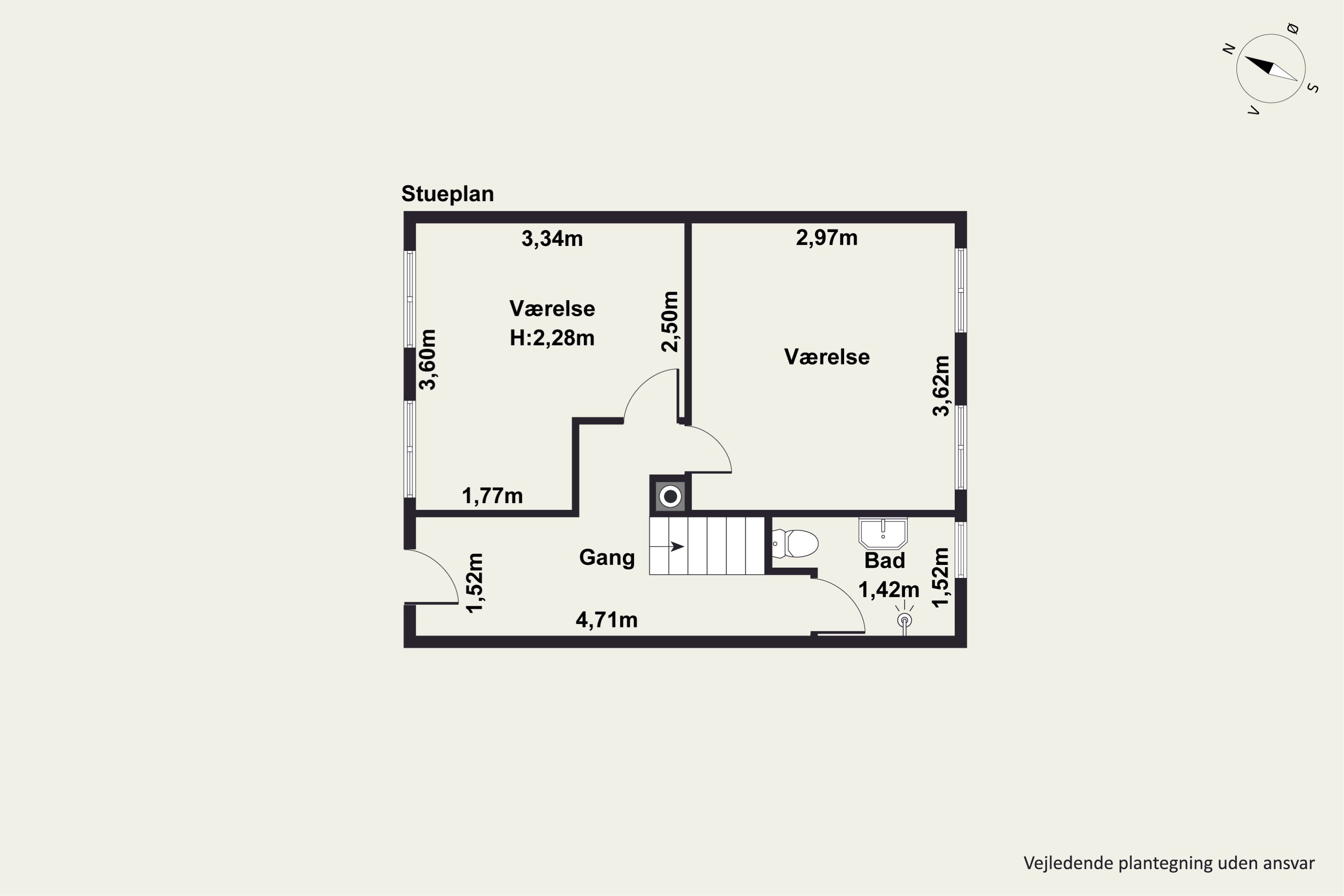 Plantegninger billede af Kærlighedsstien 5+5A, 8000 Aarhus C