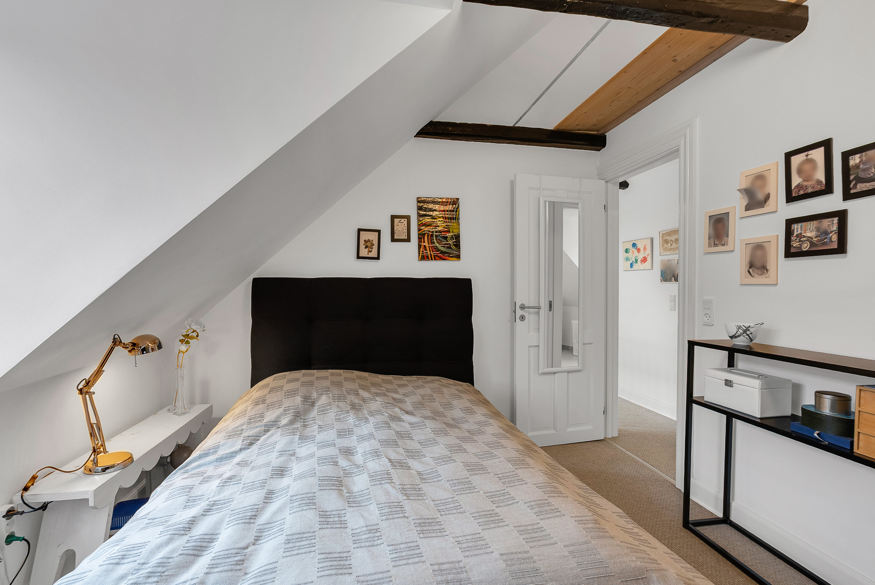 Fremhævet soveværelse billede i fuldskærmstilstand. Billede af Dalegade 16, 7000 Fredericia