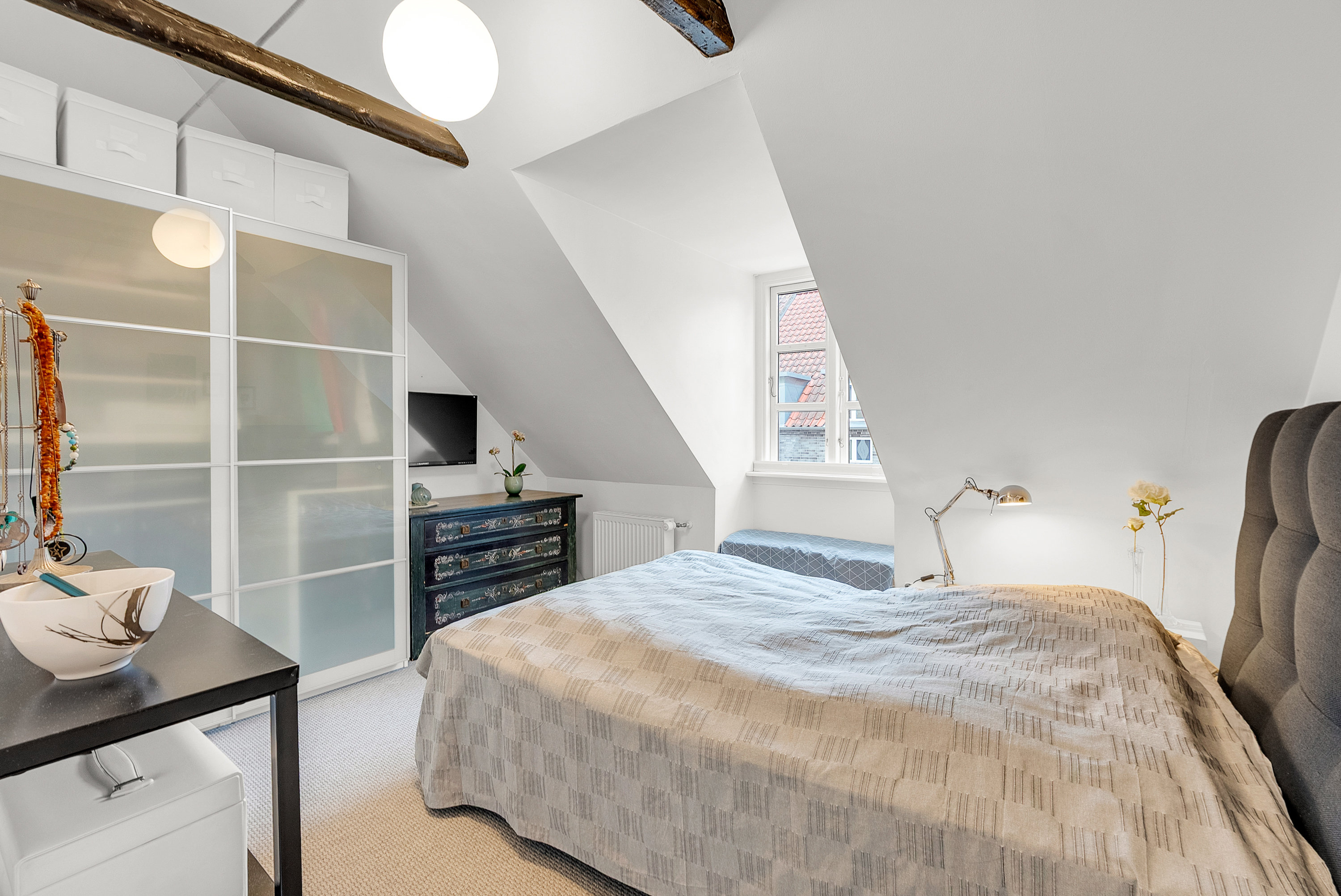 Fremhævet soveværelse billede i fuldskærmstilstand. Billede af Dalegade 16, 7000 Fredericia