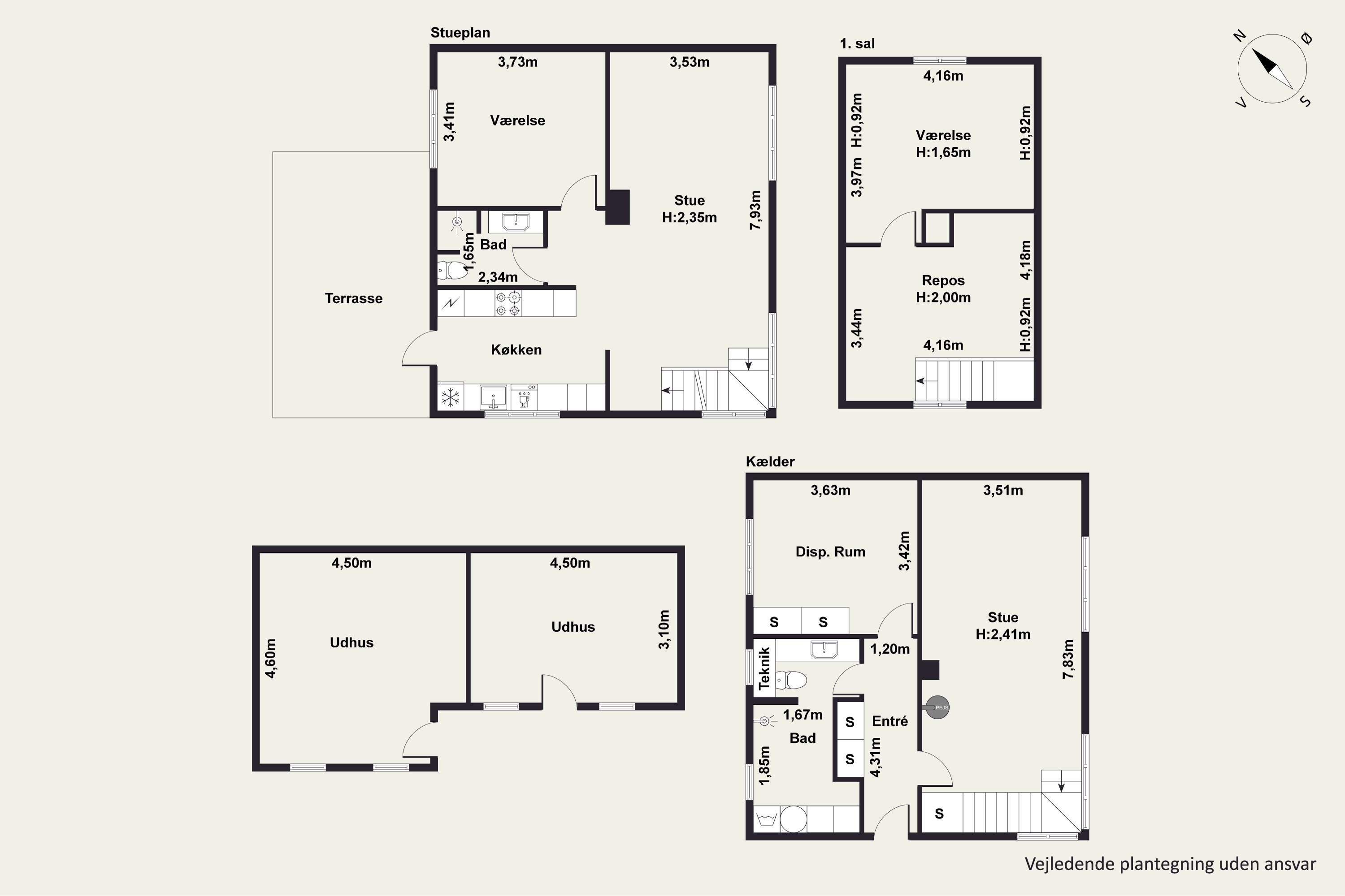 Plantegninger billede af Venøvej 1, 9400 Nørresundby