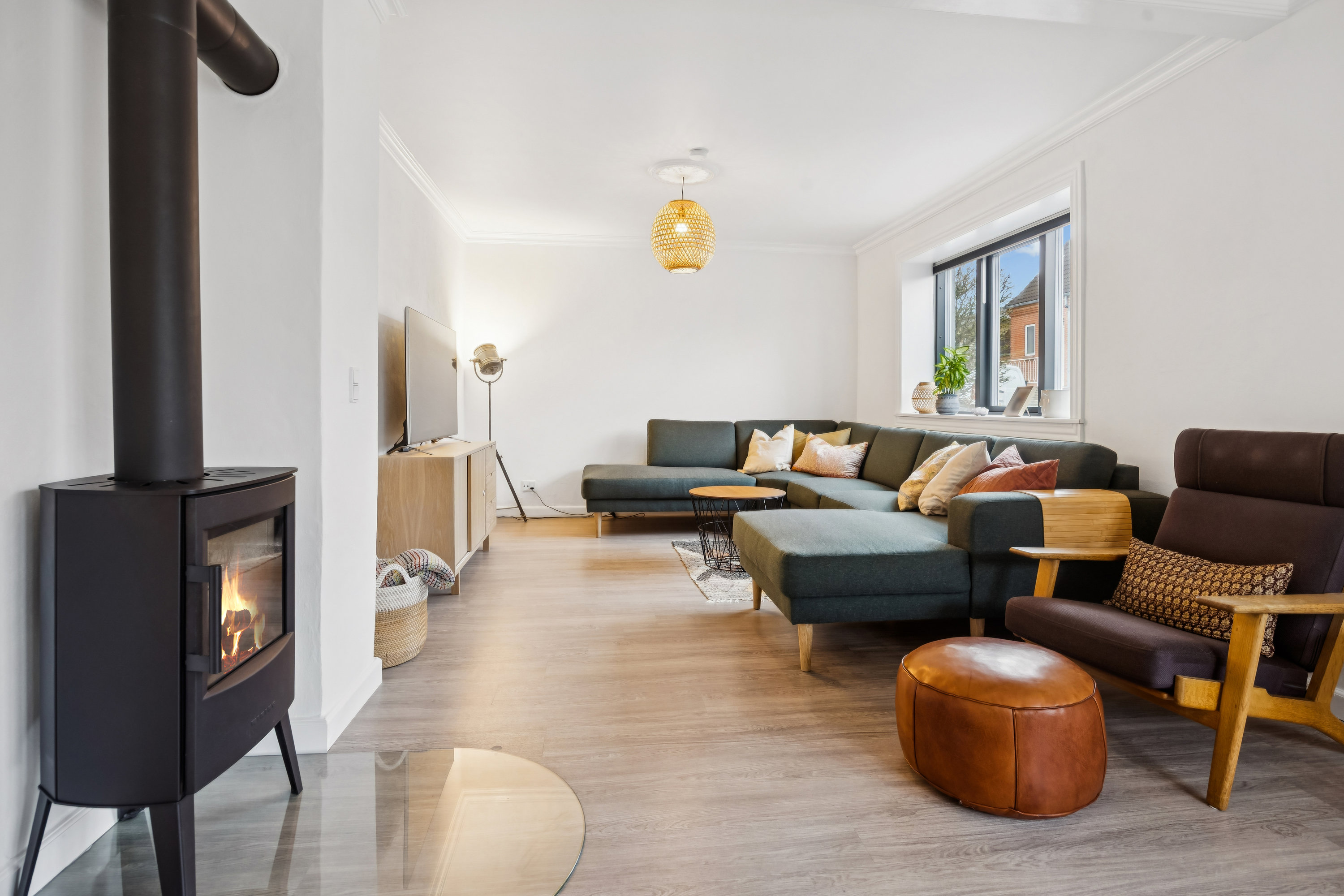 Villa: Stue på Venøvej 1, 9400 Nørresundby