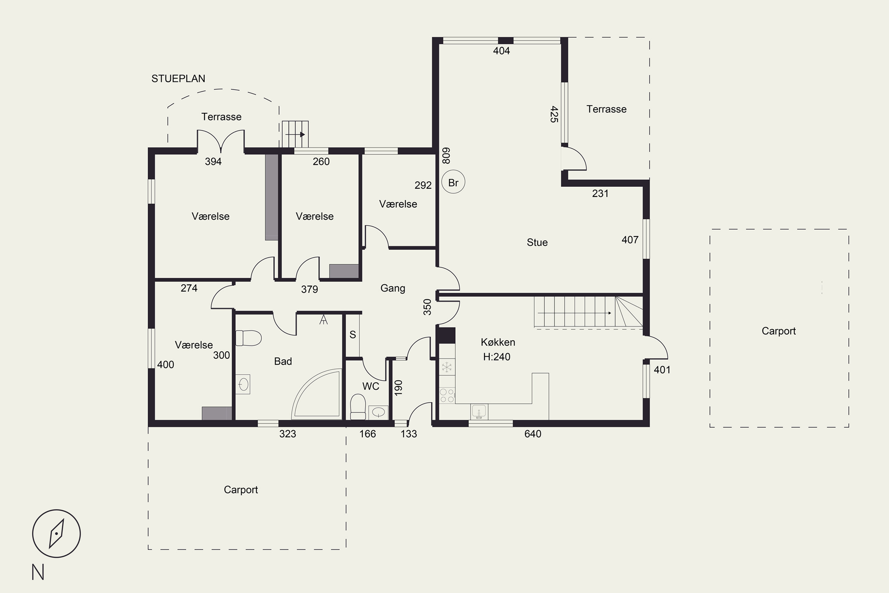 Plantegninger billede af Solbærvej 9, 8471 Sabro