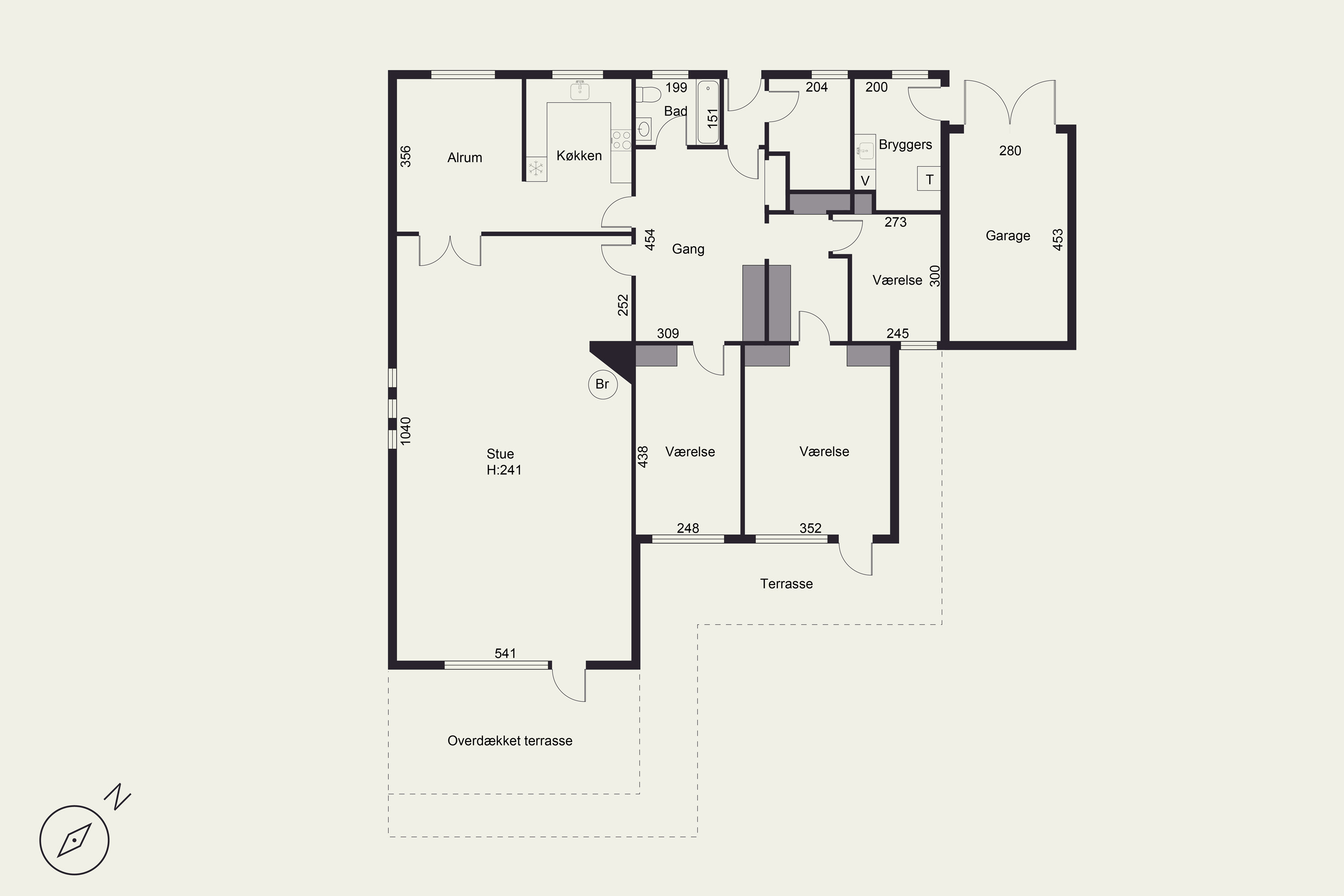 Plantegninger billede af Neptunvej 31, 8270 Højbjerg