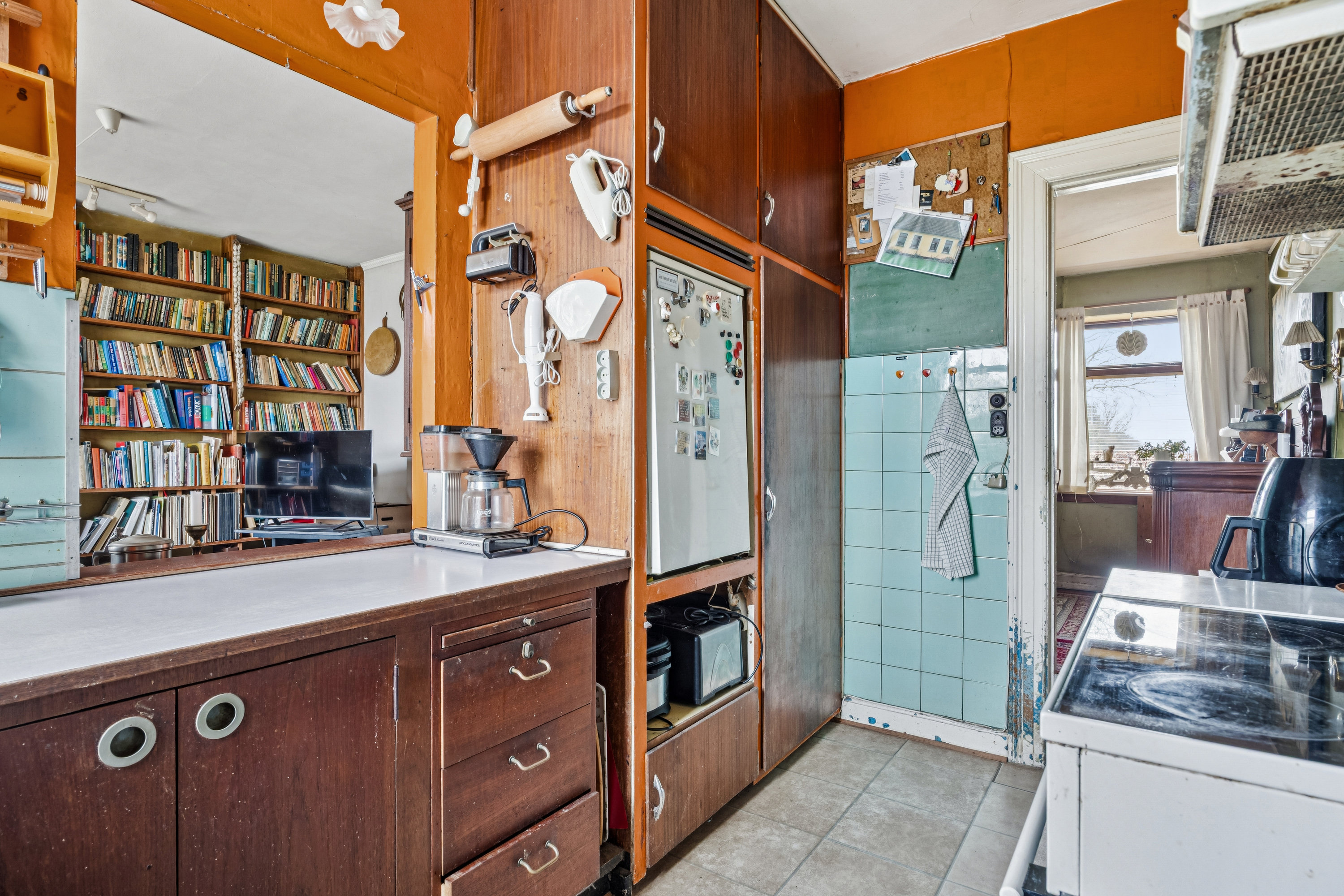 Fremhævet køkken billede i fuldskærmstilstand. Billede af Skovkildevej 34, Skrosbjerg, 4682 Tureby