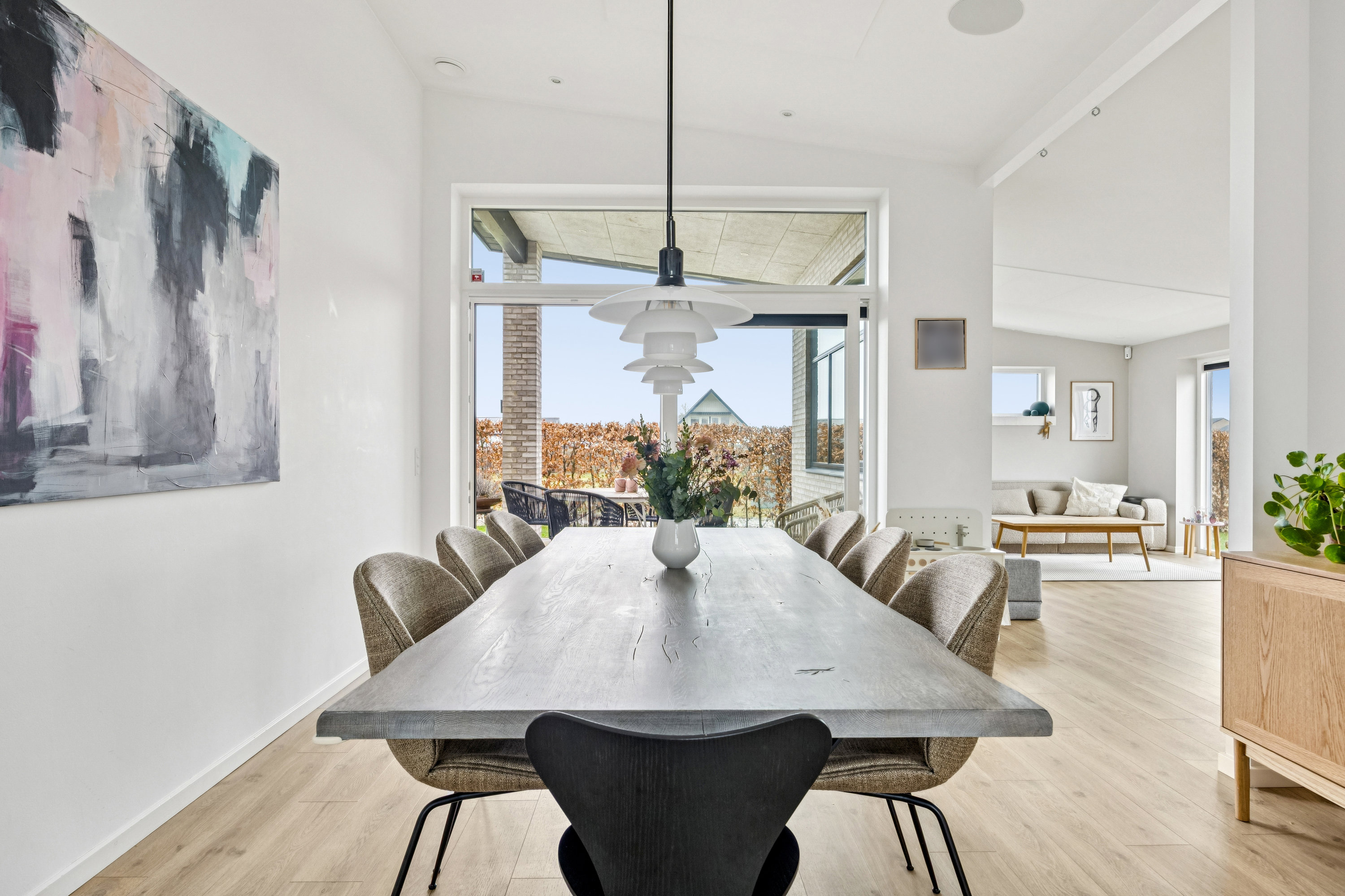 Fremhævet stue billede i fuldskærmstilstand. Billede af Vandstjernevej 14, Benløse, 4100 Ringsted